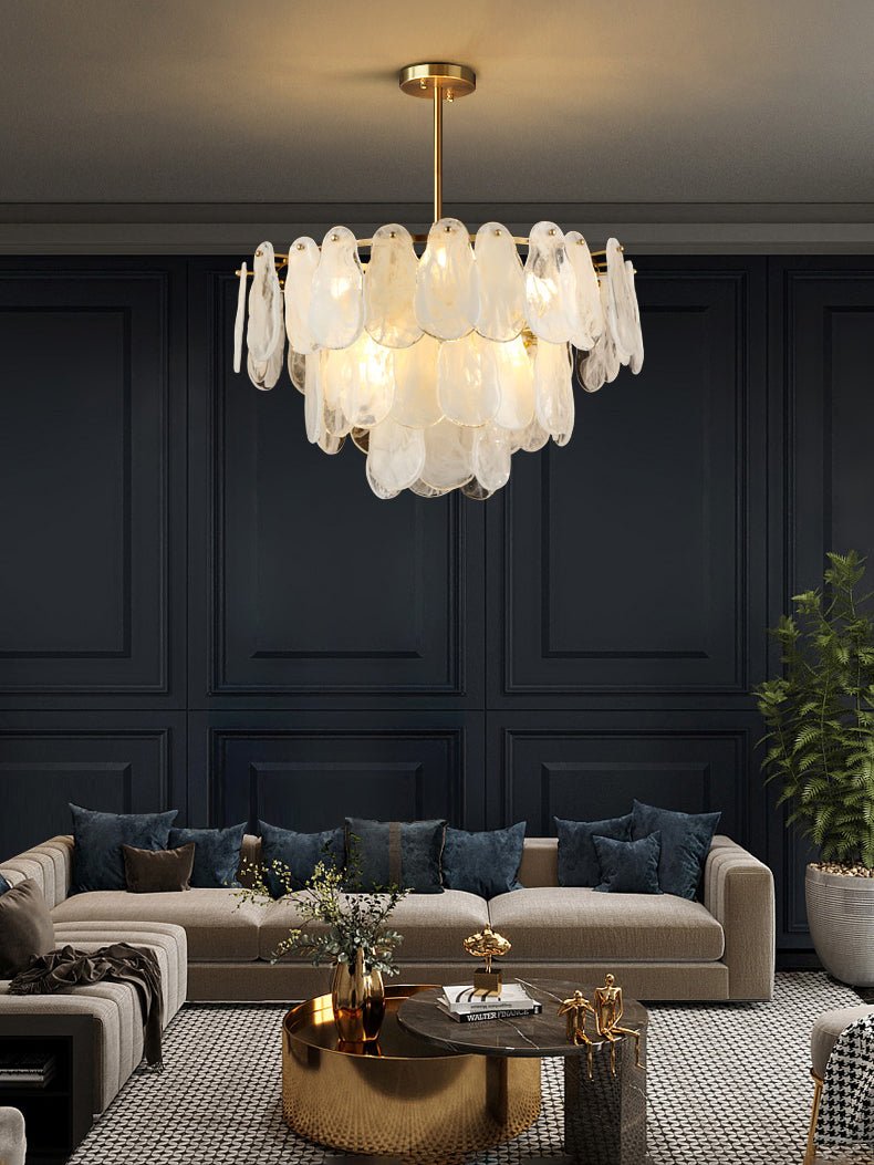 Zosolia Postmodern Luxury Round Cloud Glass Chandelier - Blowlighting