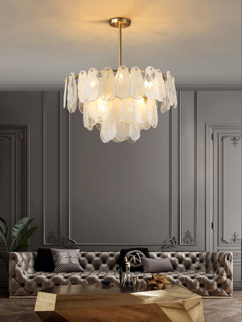 Zosolia Postmodern Luxury Round Cloud Glass Chandelier - Blowlighting