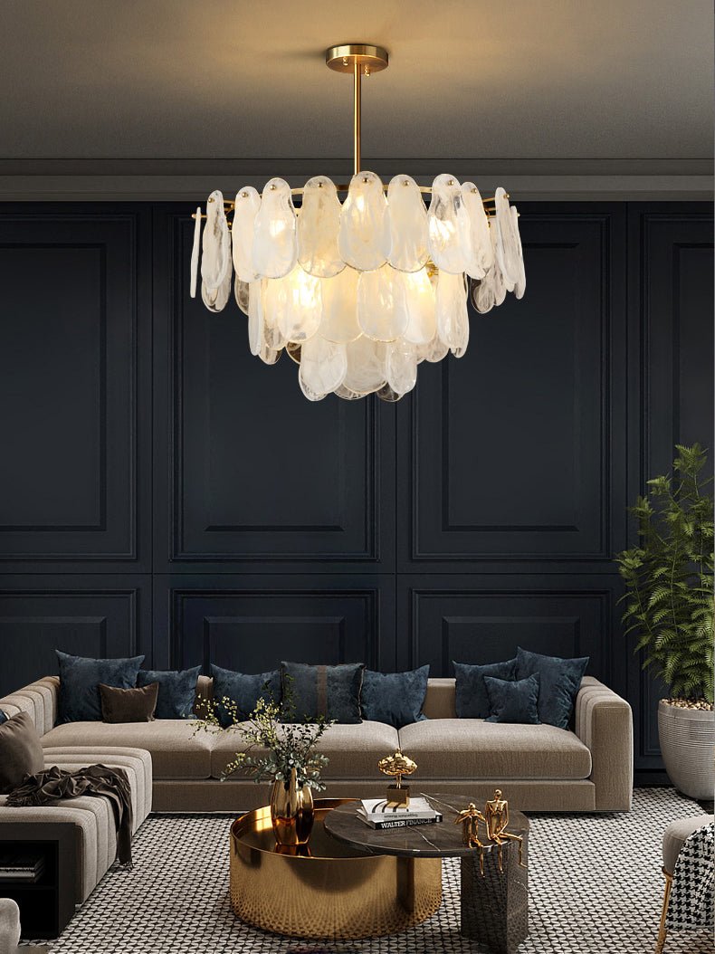 Zosolia Postmodern Luxury Round Cloud Glass Chandelier - Blowlighting