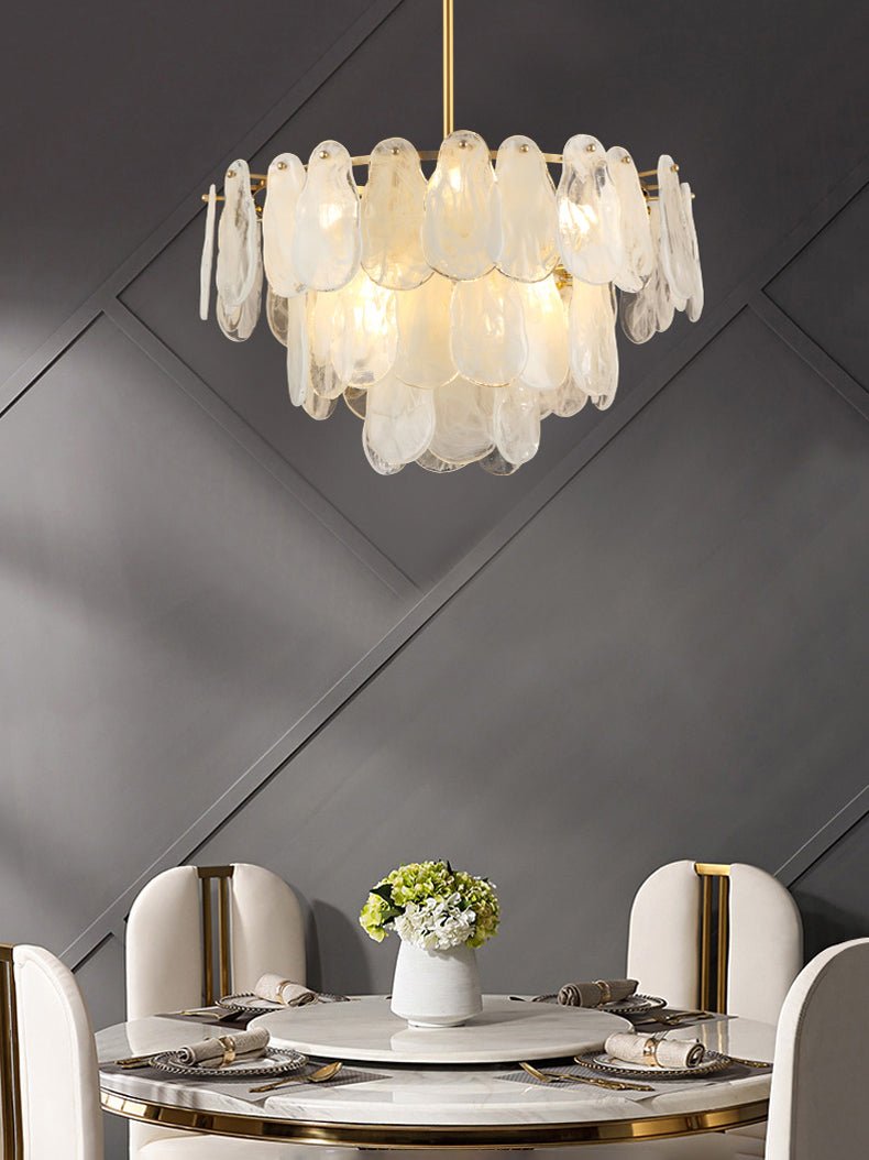 Zosolia Postmodern Luxury Round Cloud Glass Chandelier - Blowlighting