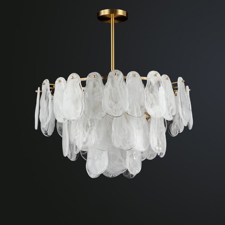 Zosolia Postmodern Luxury Round Cloud Glass Chandelier - Blowlighting