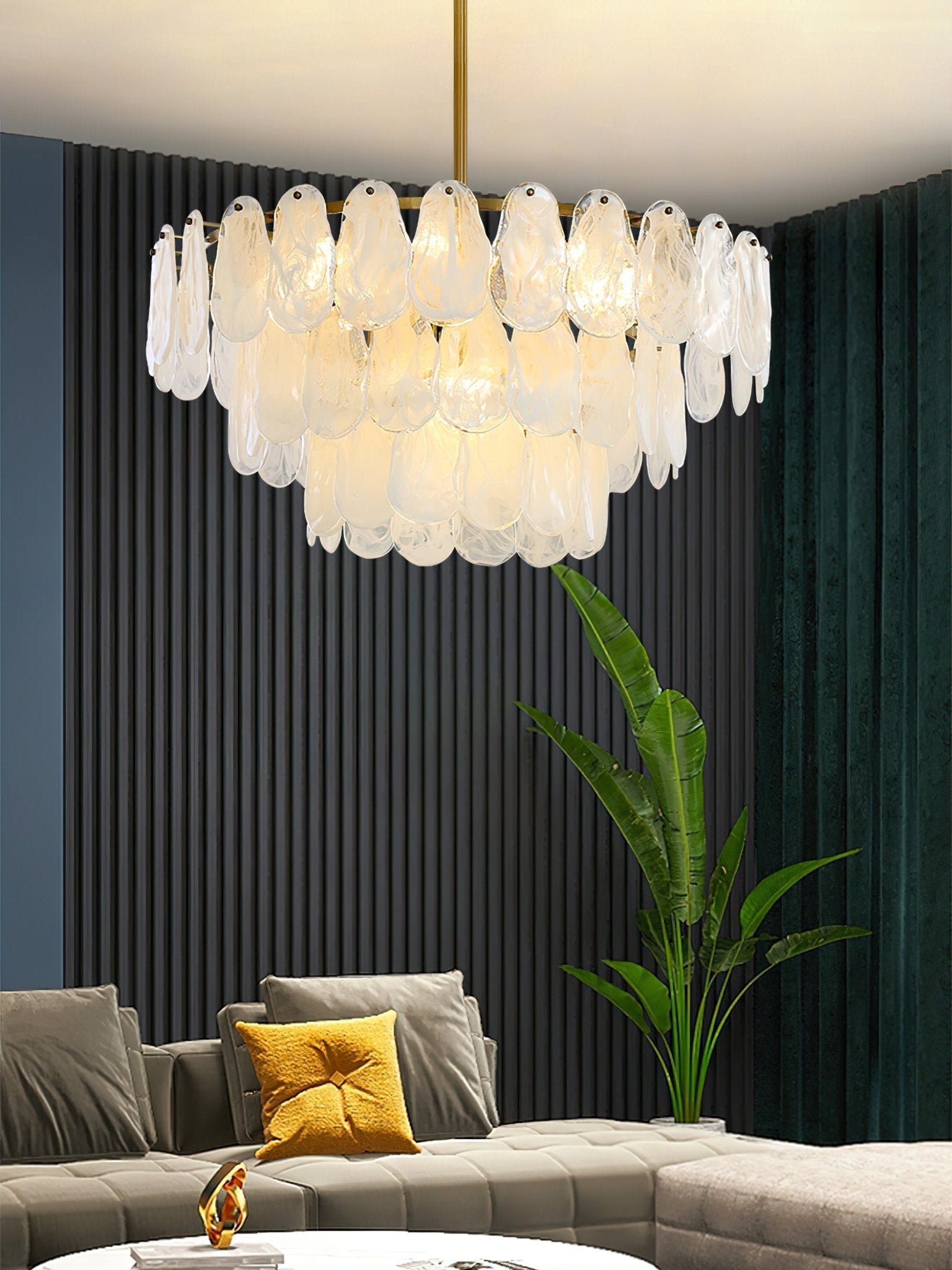 Zosolia Postmodern Luxury Round Cloud Glass Chandelier - Blowlighting