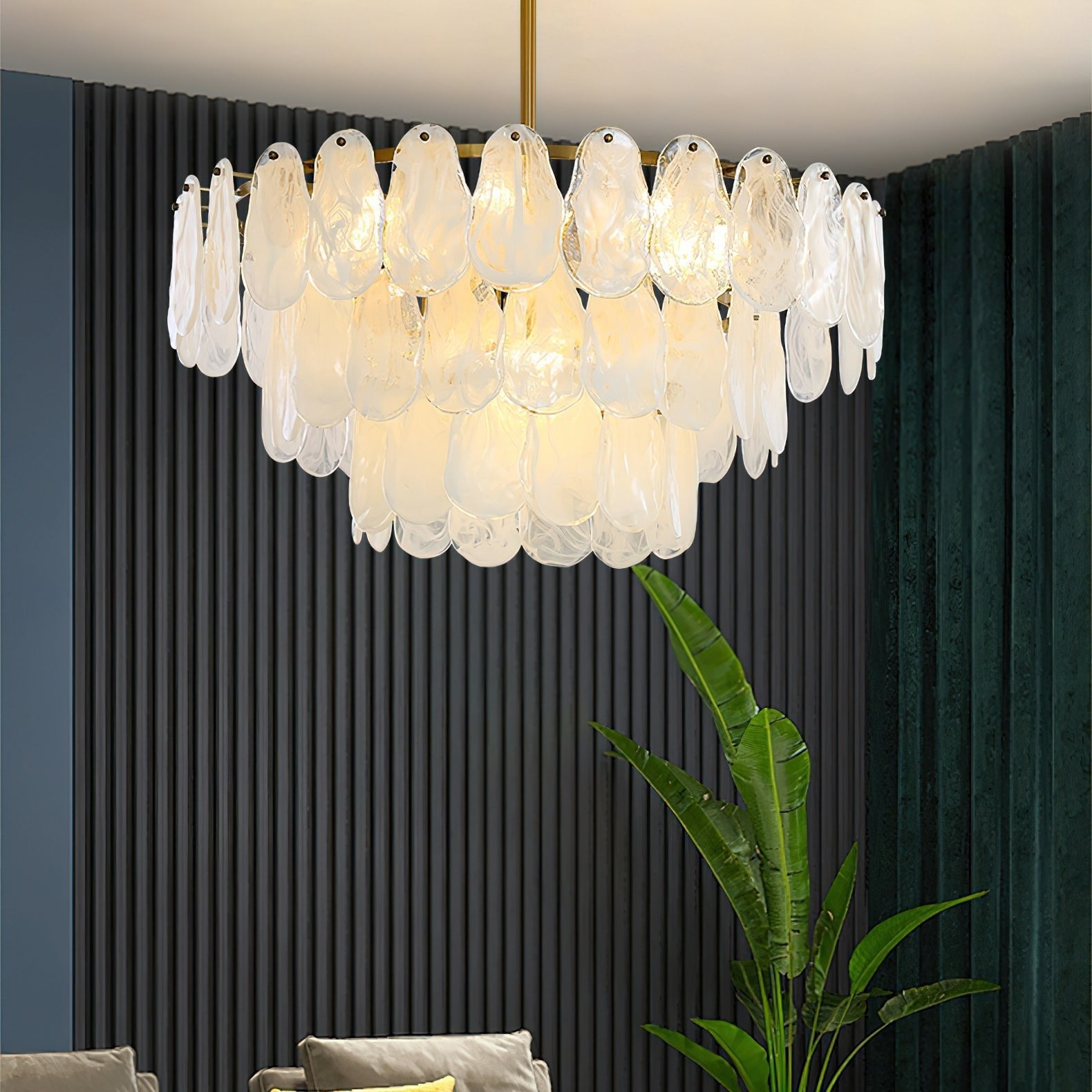 Zosolia Postmodern Luxury Round Cloud Glass Chandelier - Blowlighting