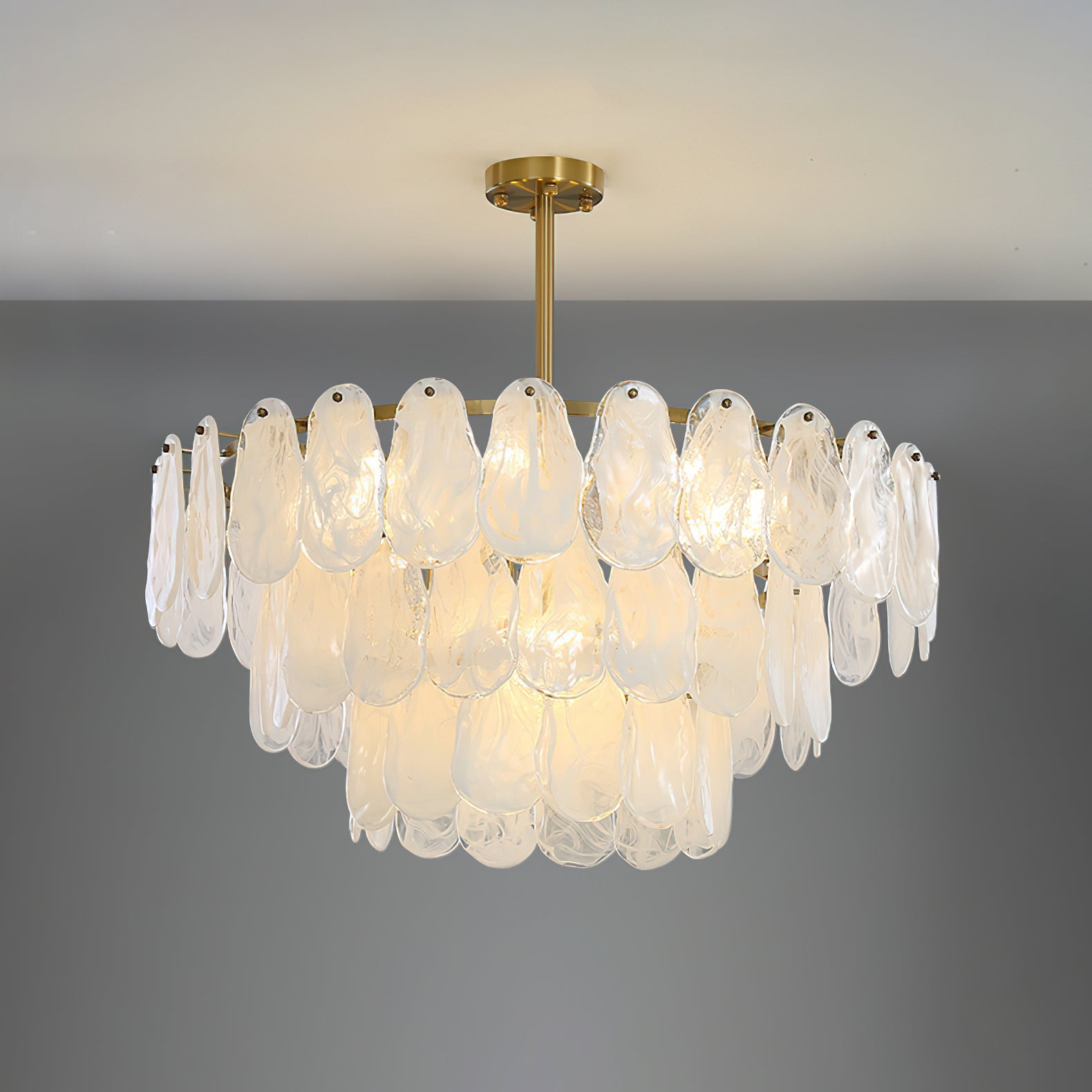Zosolia Postmodern Luxury Round Cloud Glass Chandelier - Blowlighting