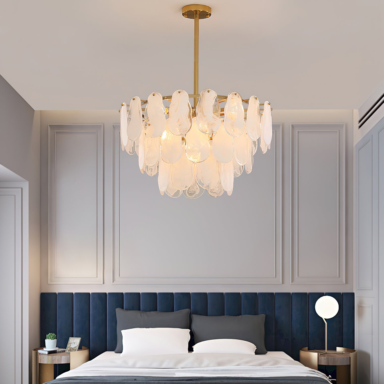 Zosolia Postmodern Luxury Round Cloud Glass Chandelier - Blowlighting