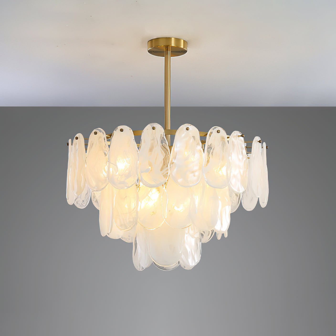 Zosolia Postmodern Luxury Round Cloud Glass Chandelier - Blowlighting