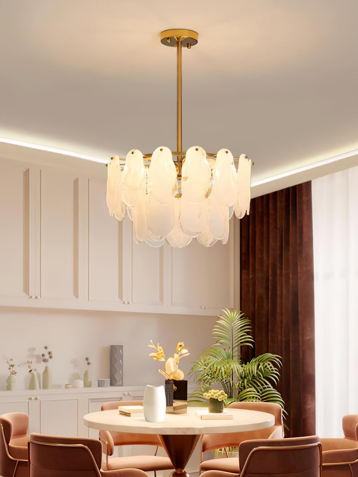 Zosolia Postmodern Luxury Round Cloud Glass Chandelier - Blowlighting