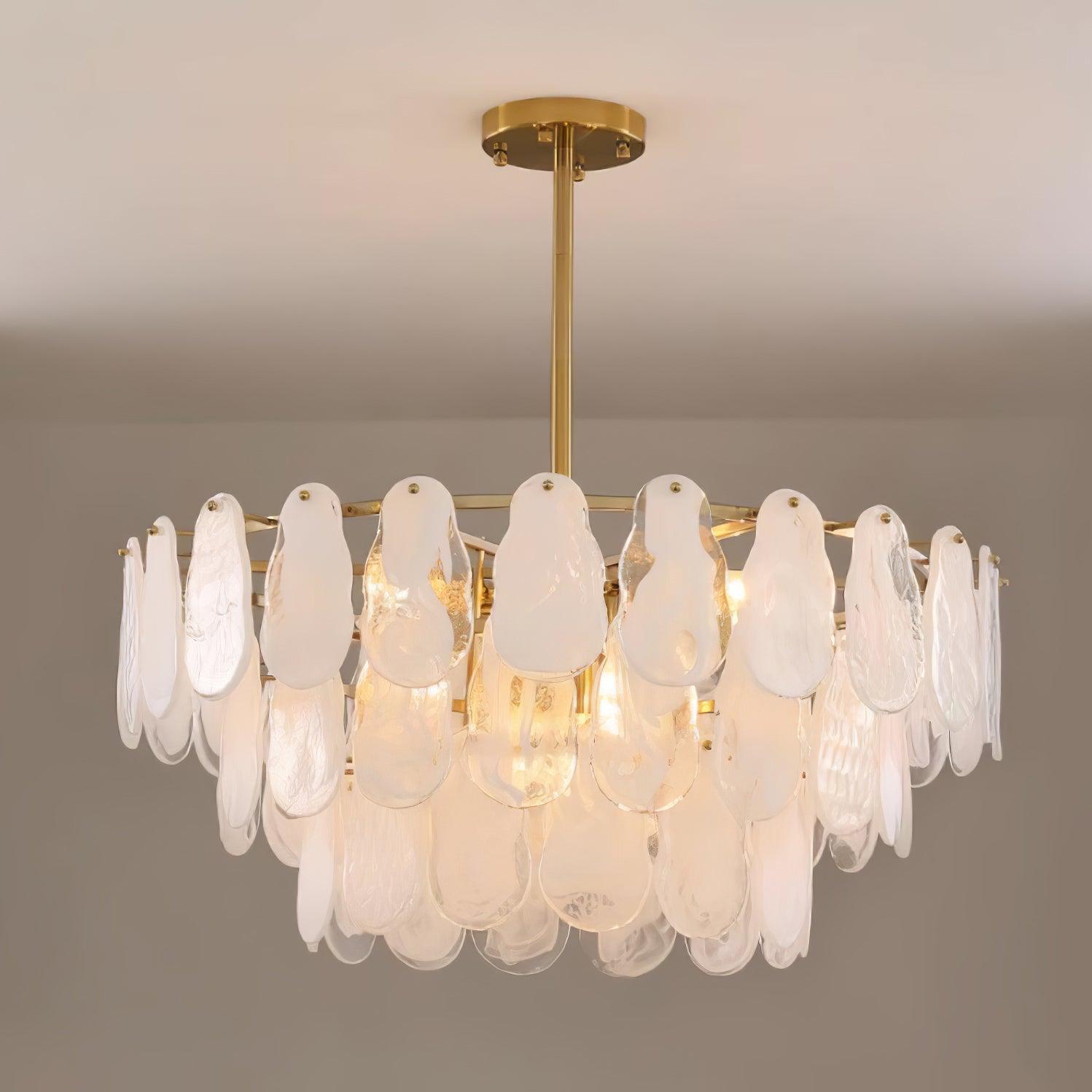 Zosolia Postmodern Luxury Round Cloud Glass Chandelier - Blowlighting