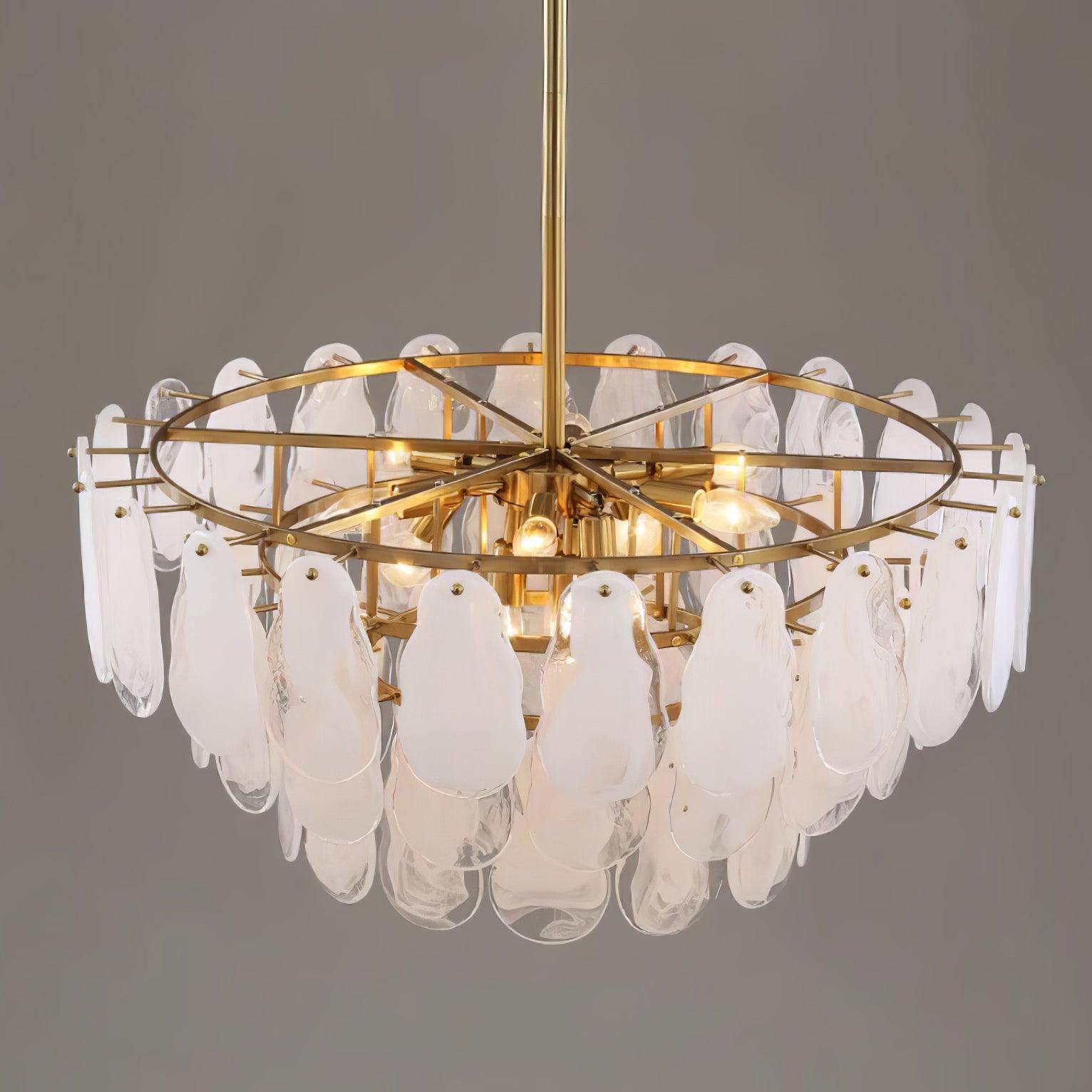 Zosolia Postmodern Luxury Round Cloud Glass Chandelier - Blowlighting