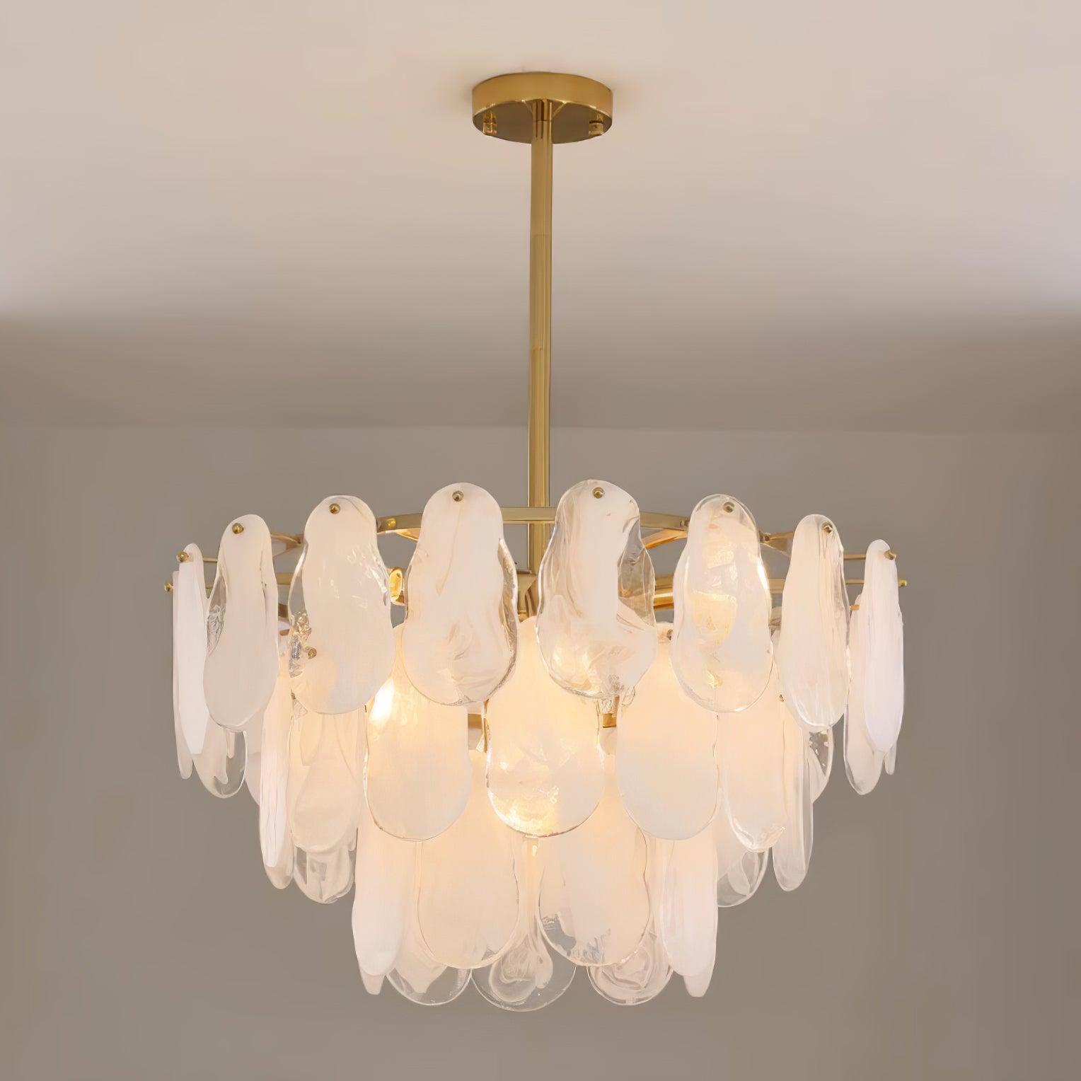 Zosolia Postmodern Luxury Round Cloud Glass Chandelier - Blowlighting