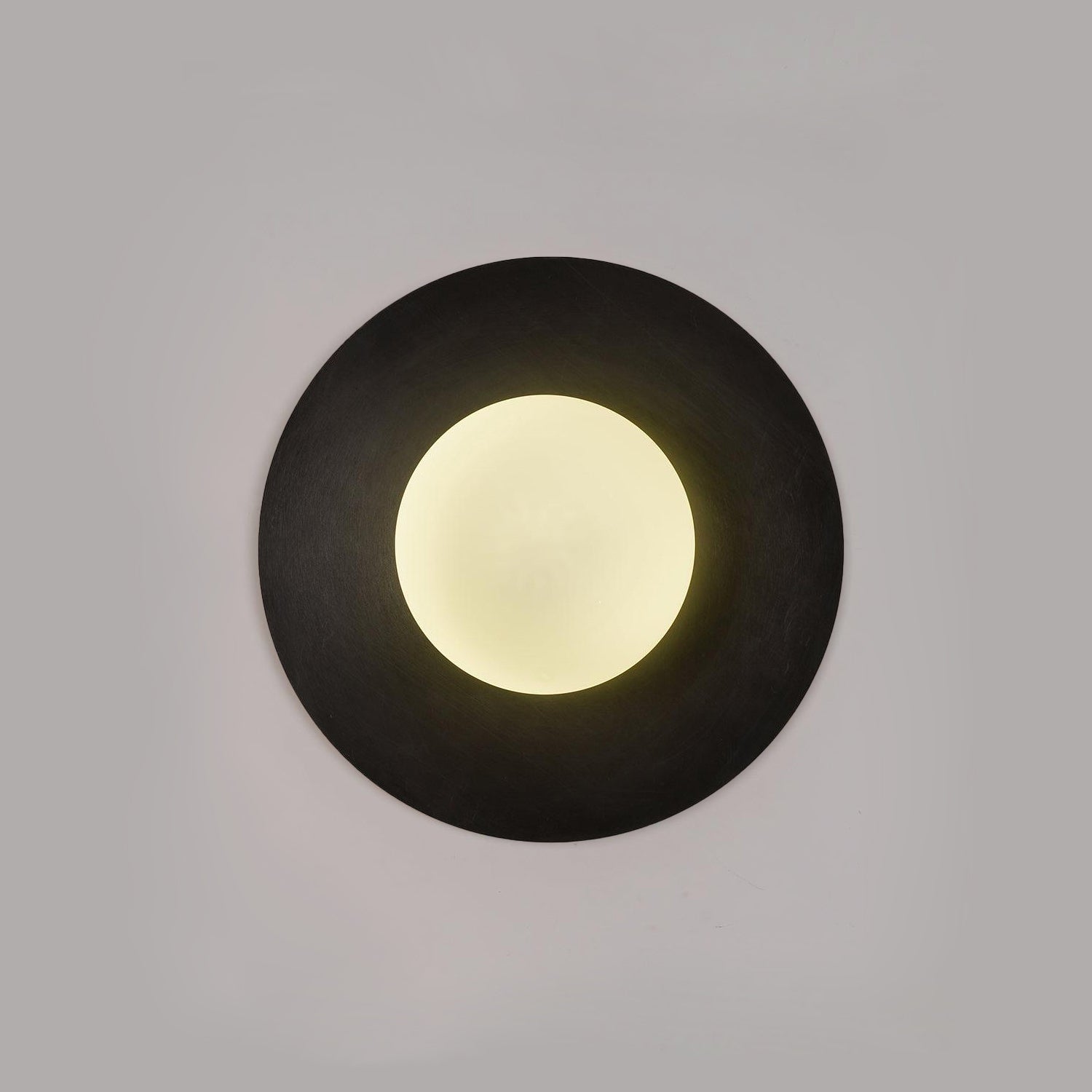 Round Glass Art Wall Lamp - Blowlighting