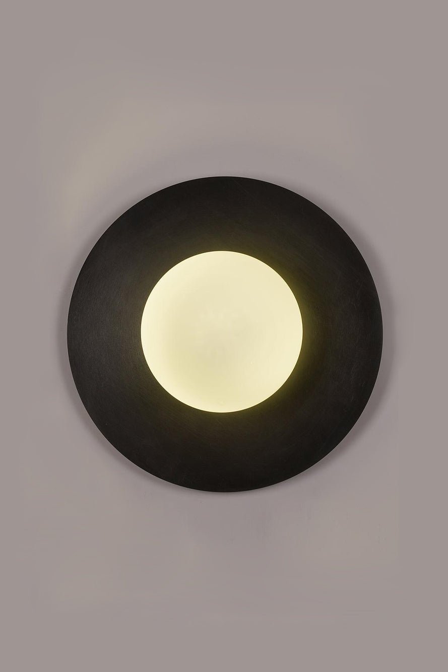 Round Glass Art Wall Lamp - Blowlighting