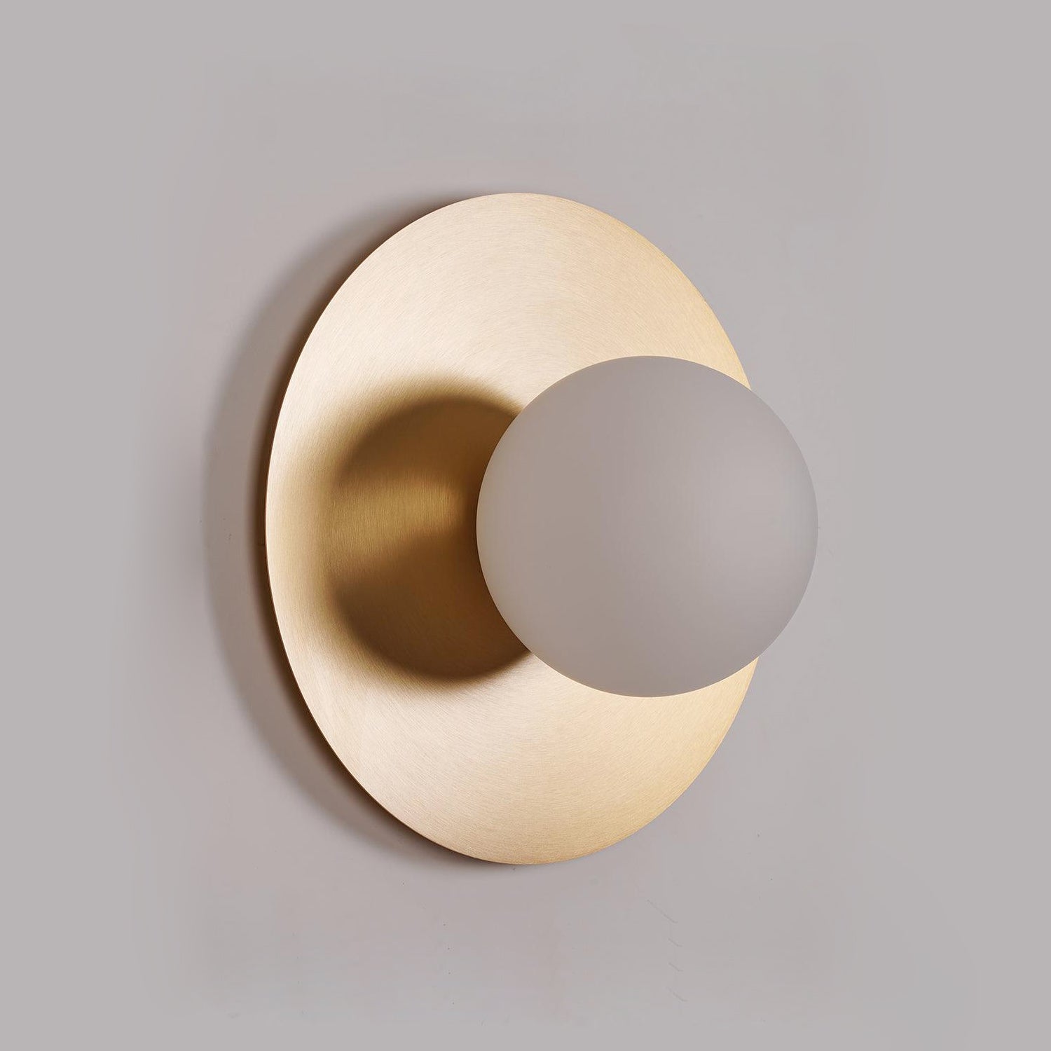 Round Glass Art Wall Lamp - Blowlighting