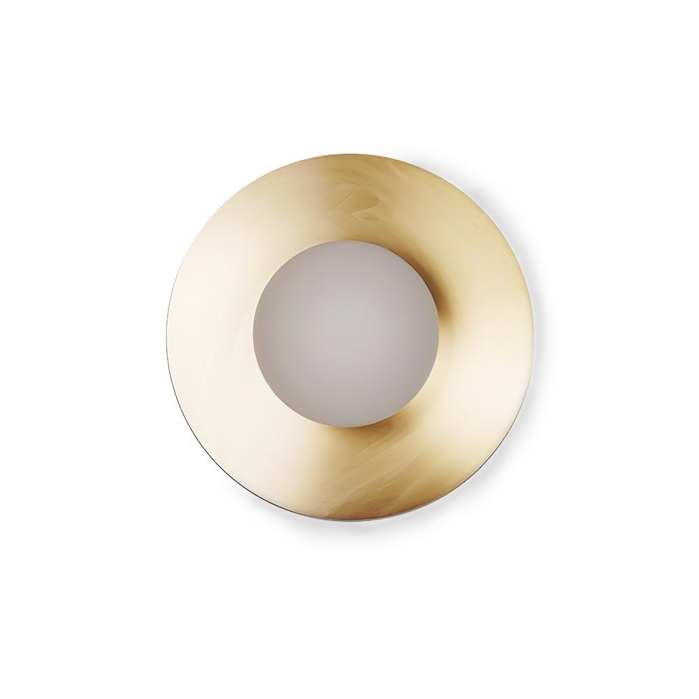 Round Glass Art Wall Lamp - Blowlighting