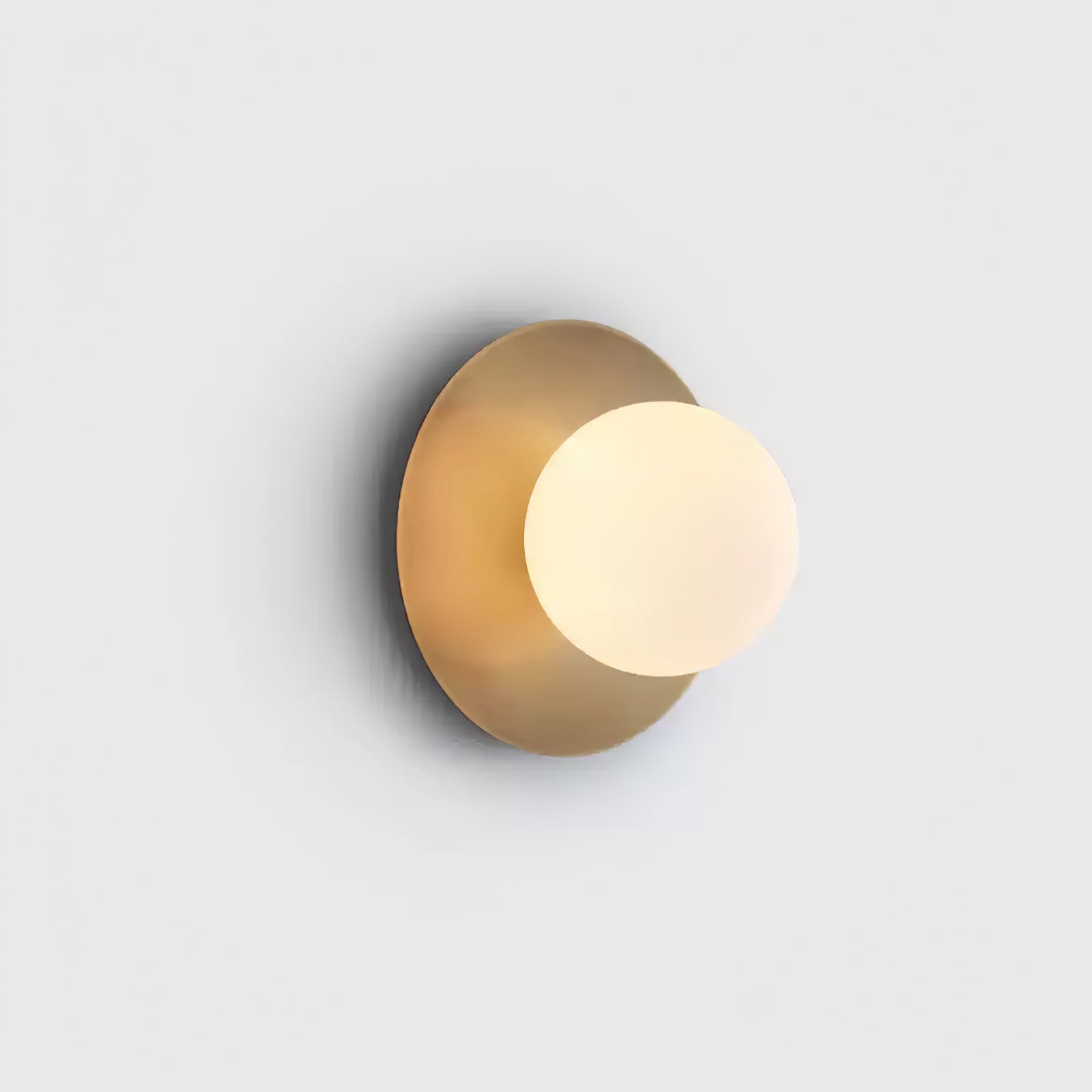Round Glass Art Wall Lamp - Blowlighting