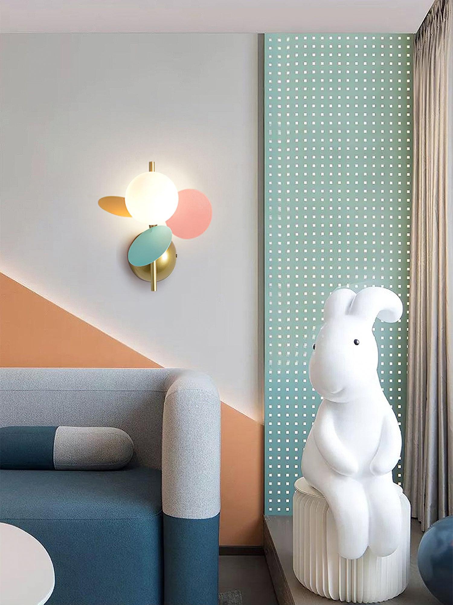 Round Macaron Wall Lamp - Blowlighting