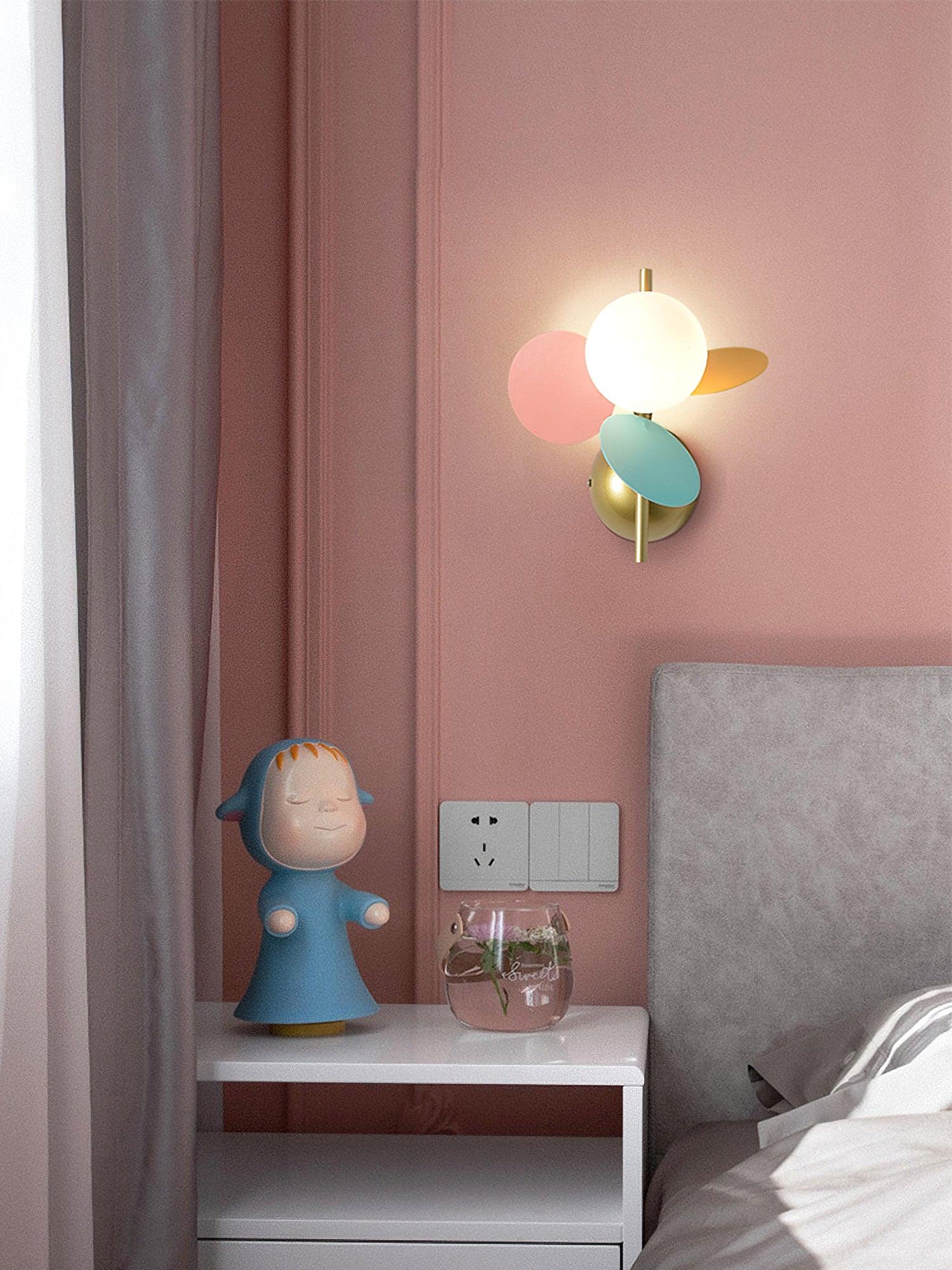Round Macaron Wall Lamp - Blowlighting