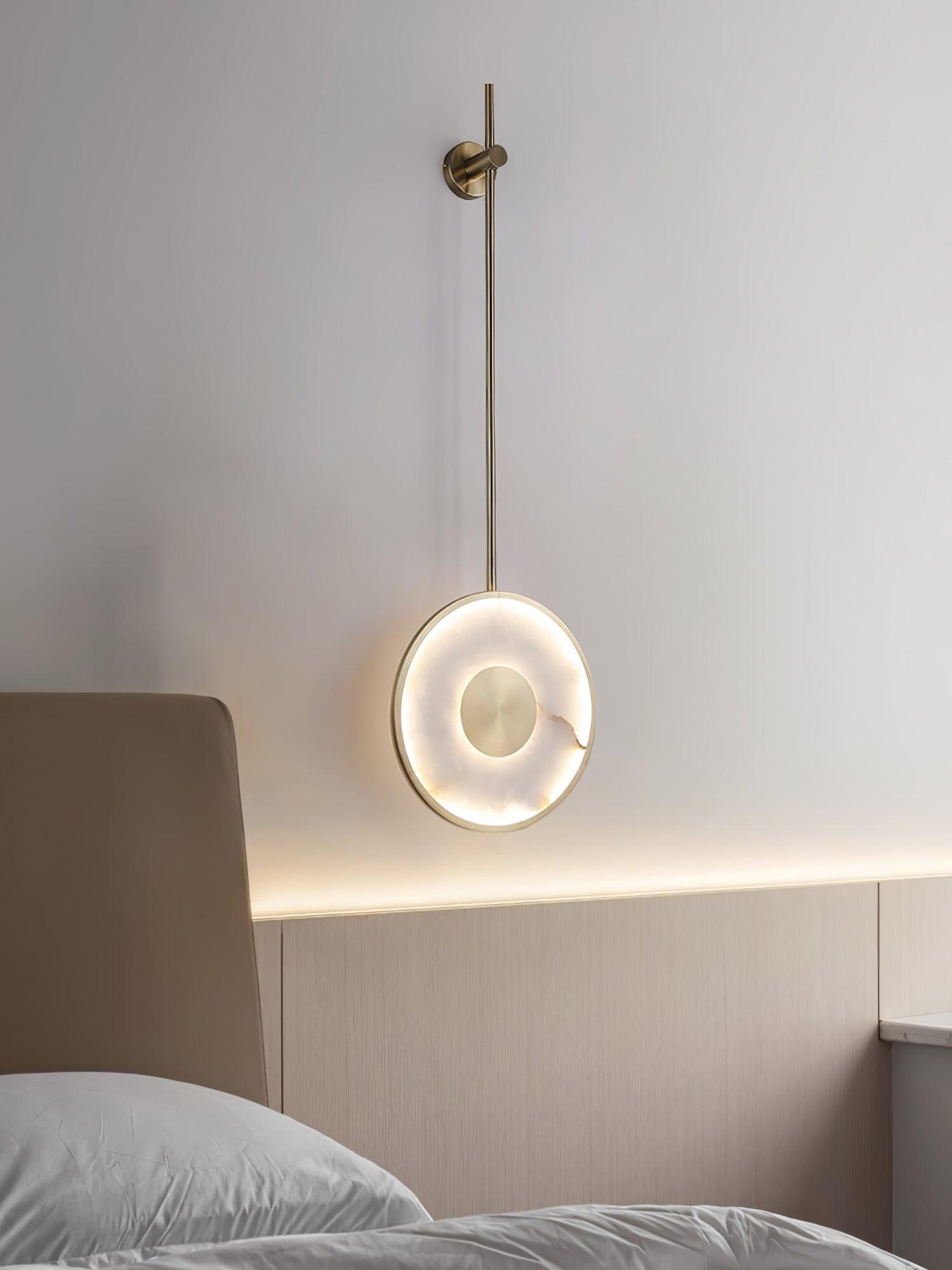 Vevelila Minimalist Alabaster Pendant Light - Blowlighting