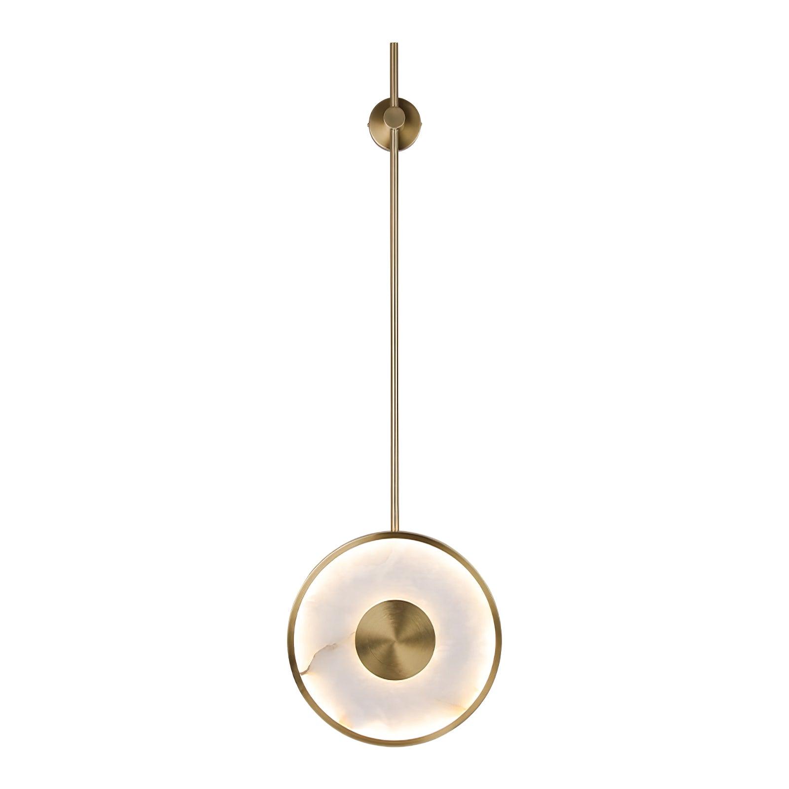 Vevelila Minimalist Alabaster Pendant Light - Blowlighting