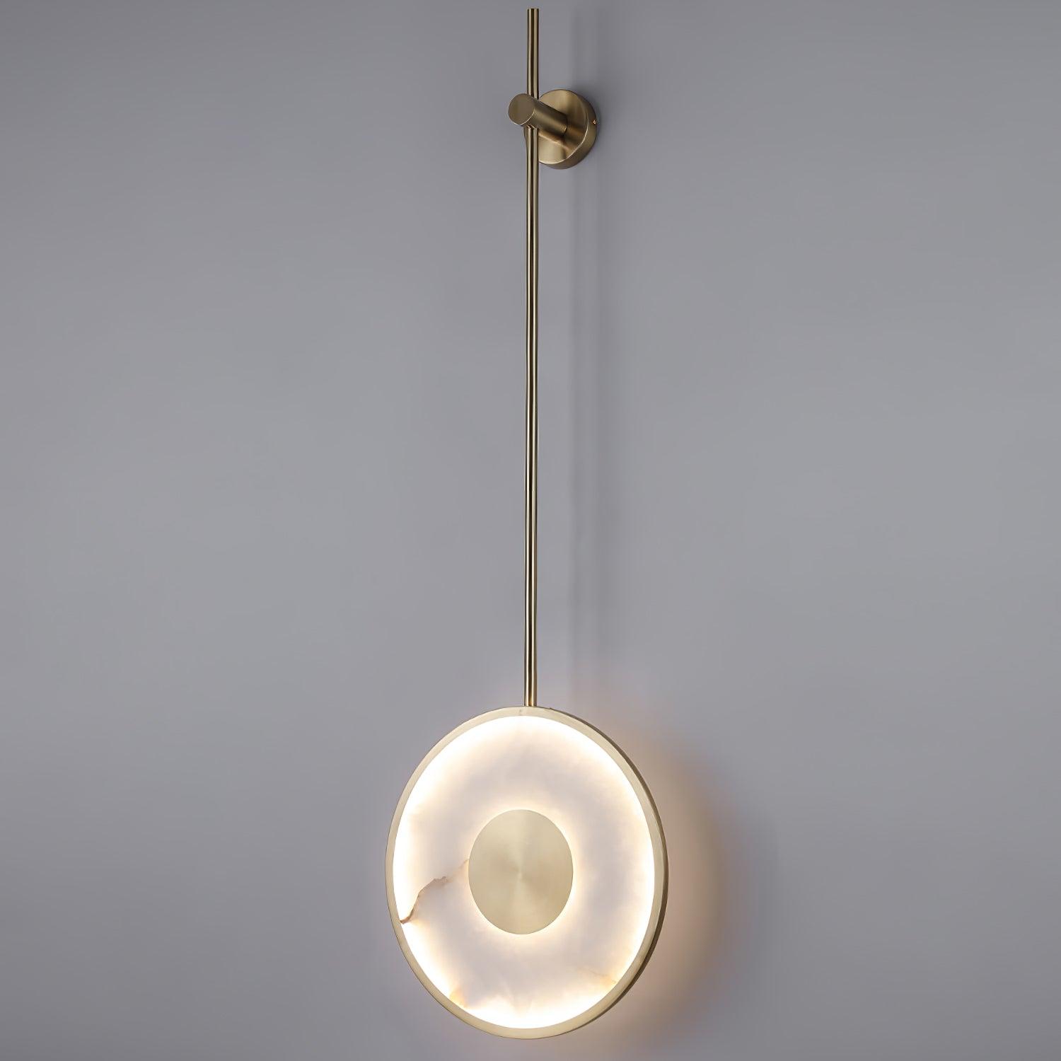 Vevelila Minimalist Alabaster Pendant Light - Blowlighting