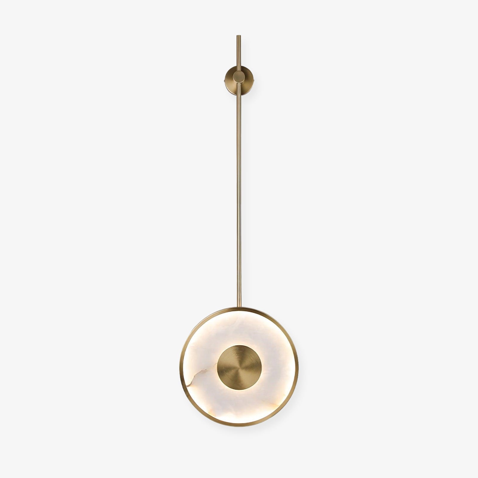 Vevelila Minimalist Alabaster Pendant Light - Blowlighting