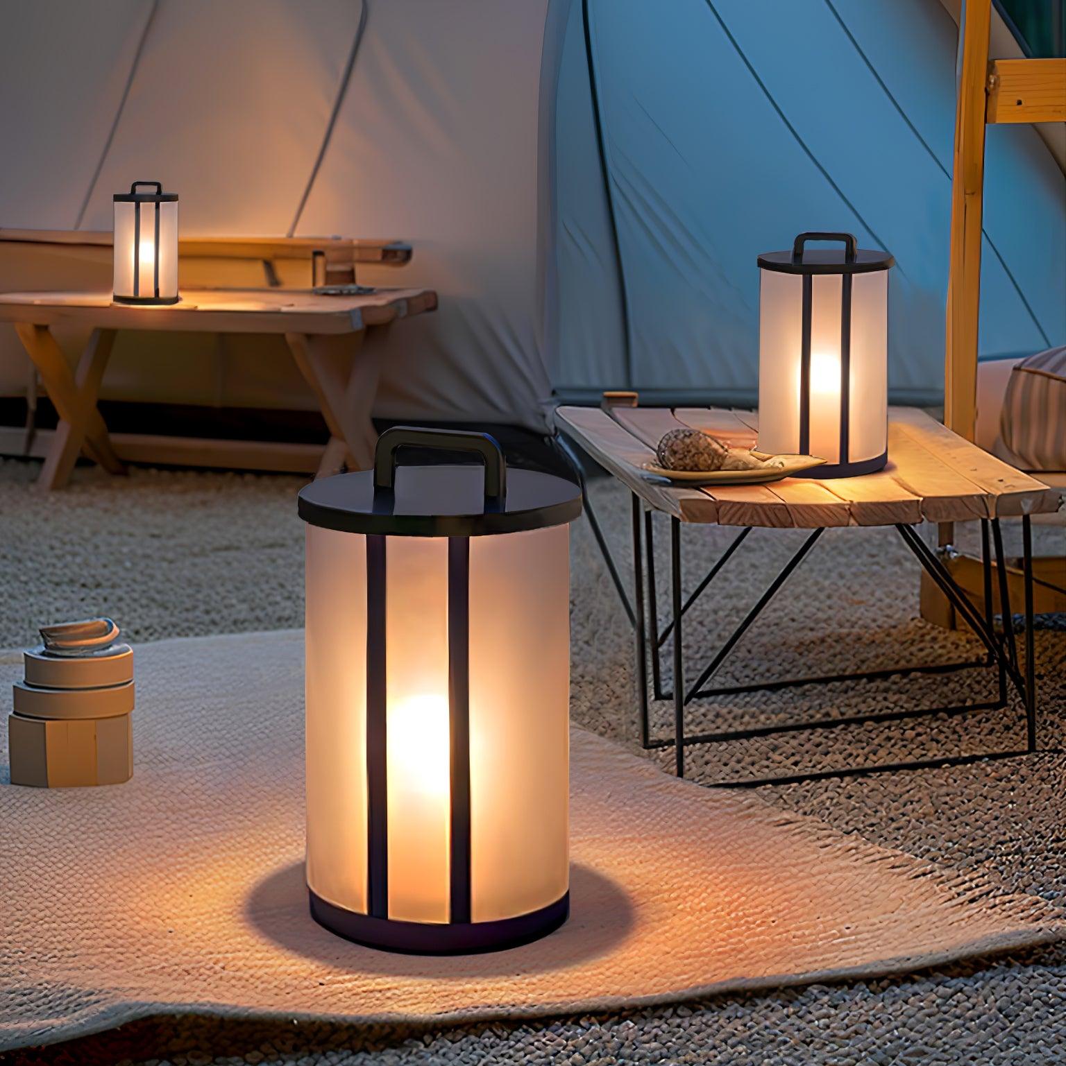 Elrinarae Pagoda Frame Travertine Lantern - Blowlighting