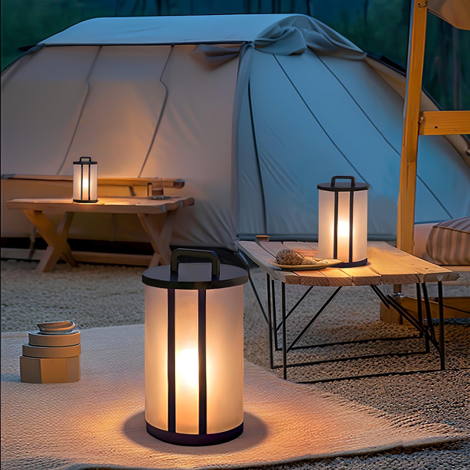 Elrinarae Pagoda Frame Travertine Lantern - Blowlighting
