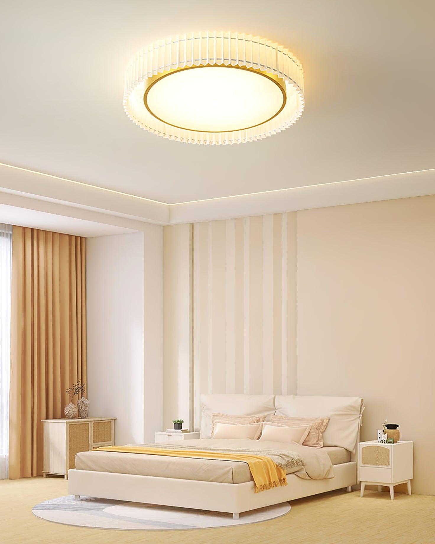 Round Pleated Ceiling Lamp - Blowlighting