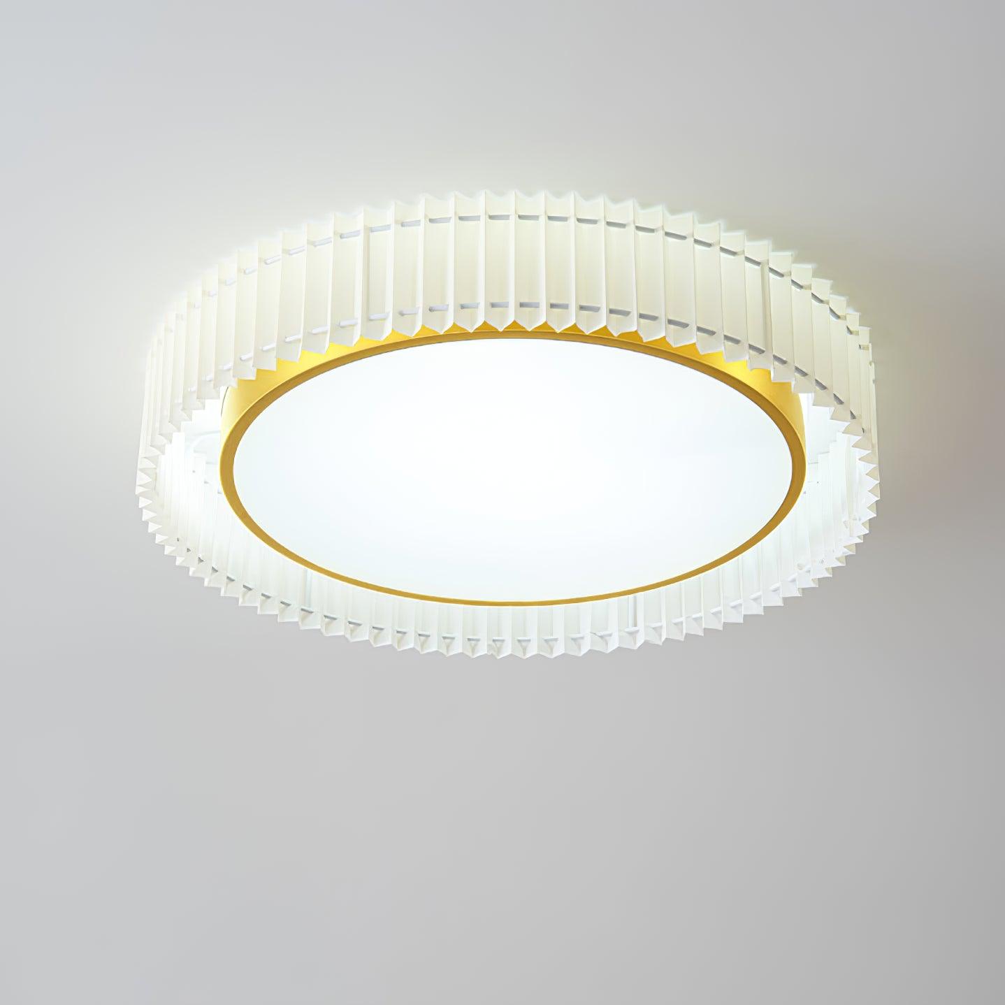 Round Pleated Ceiling Lamp - Blowlighting