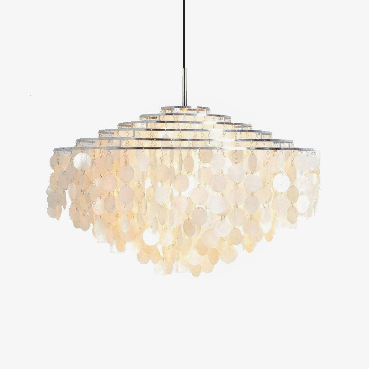 Round Shell Chandelier - Blowlighting
