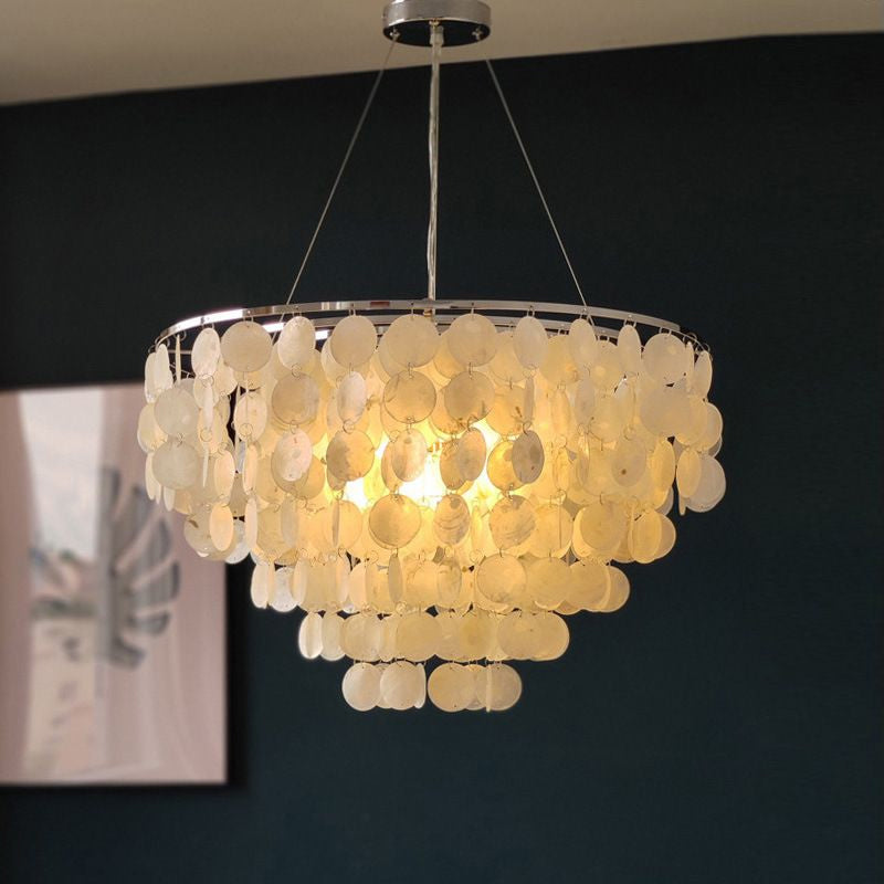 Round Shell Chandelier - Blowlighting