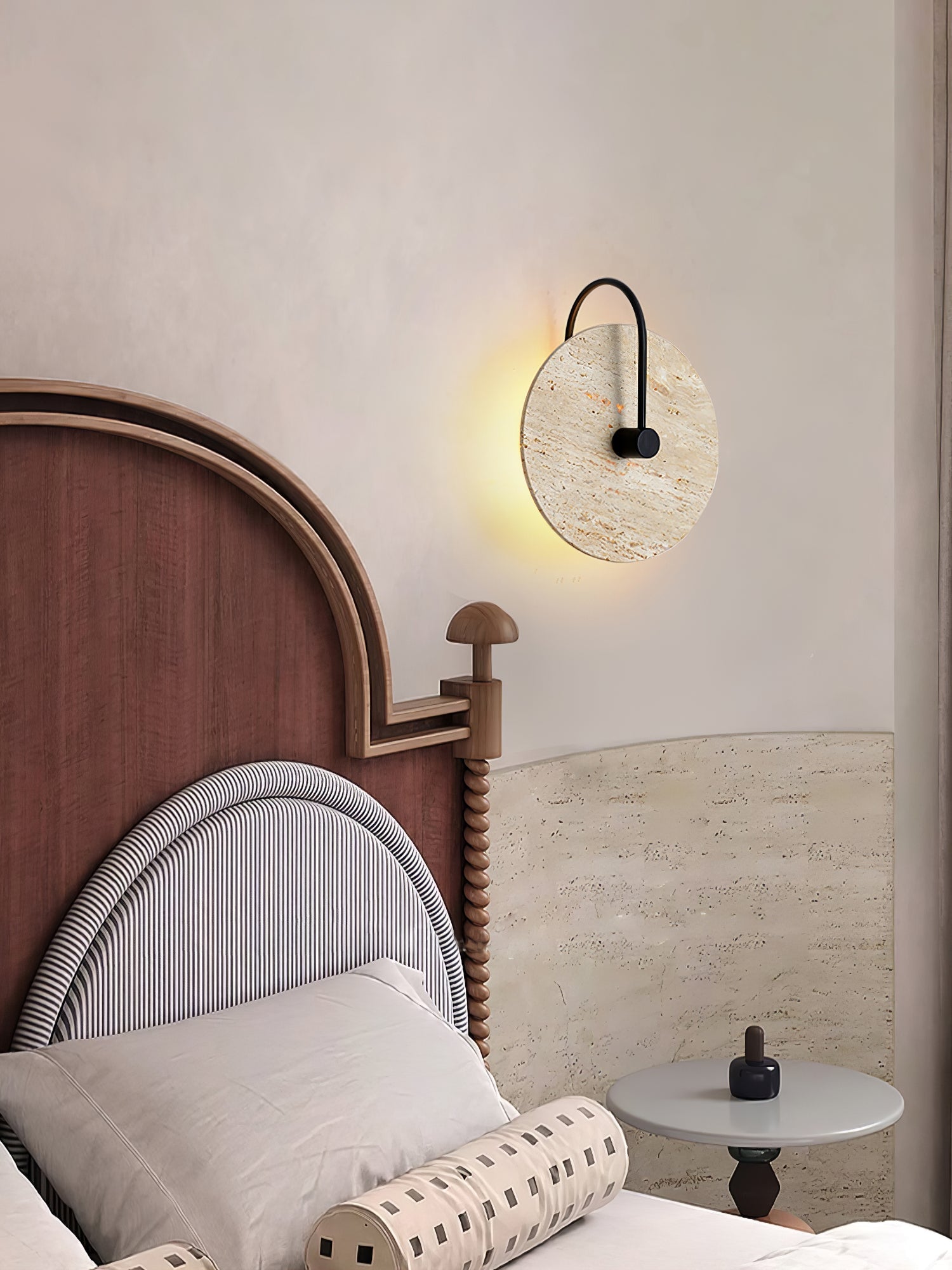 Kara Travertine Wall Light - Blowlighting