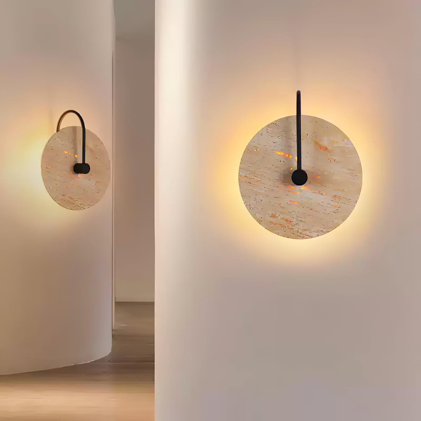 Kara Travertine Wall Light - Blowlighting
