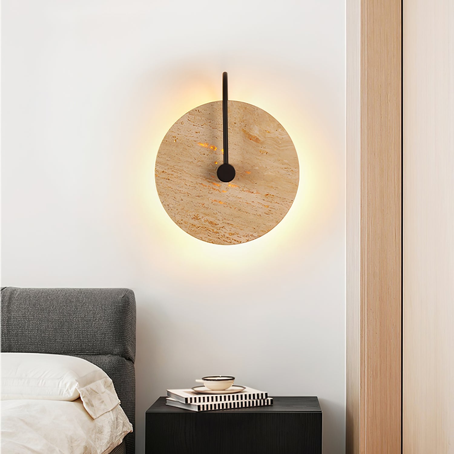 Kara Travertine Wall Light - Blowlighting
