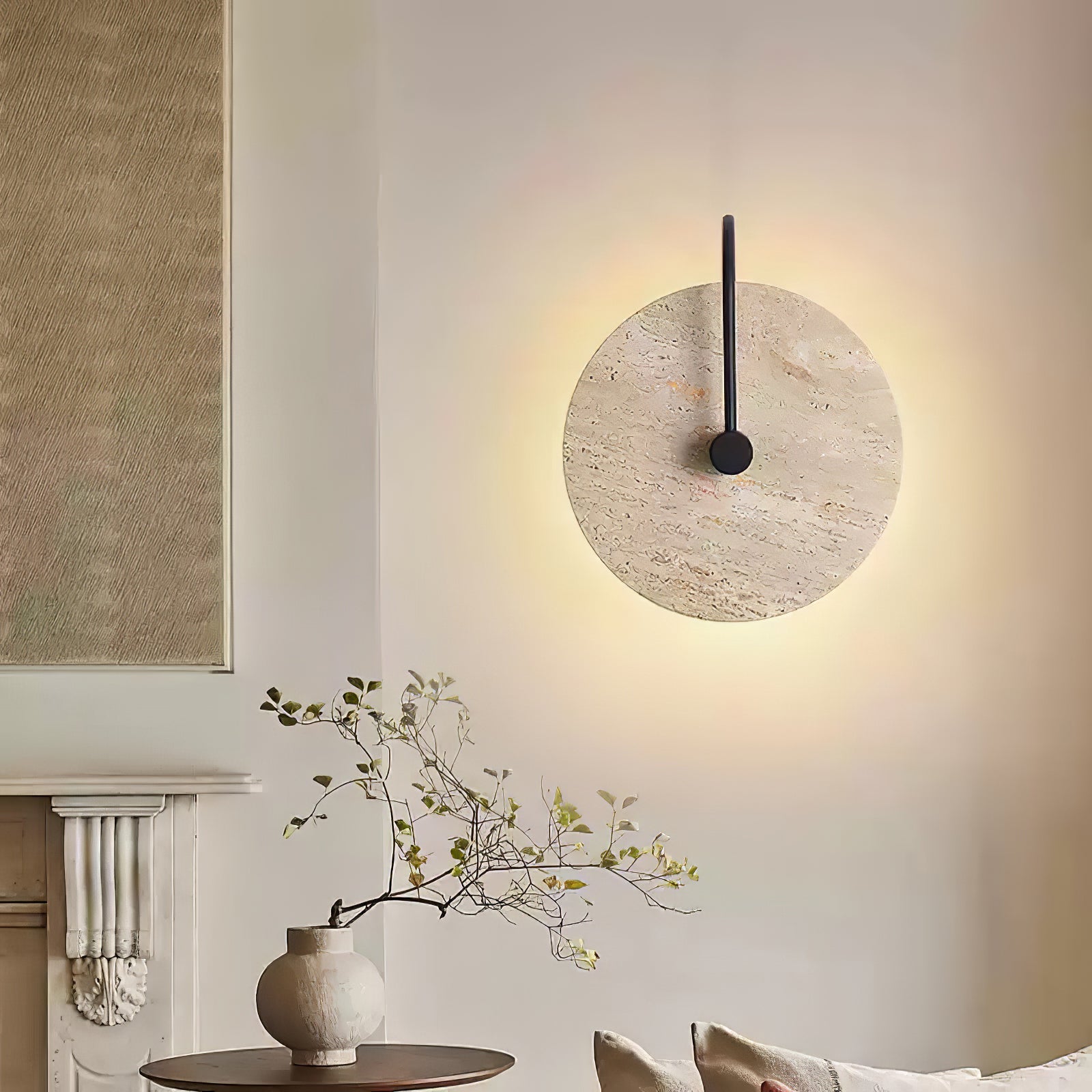 Kara Travertine Wall Light - Blowlighting