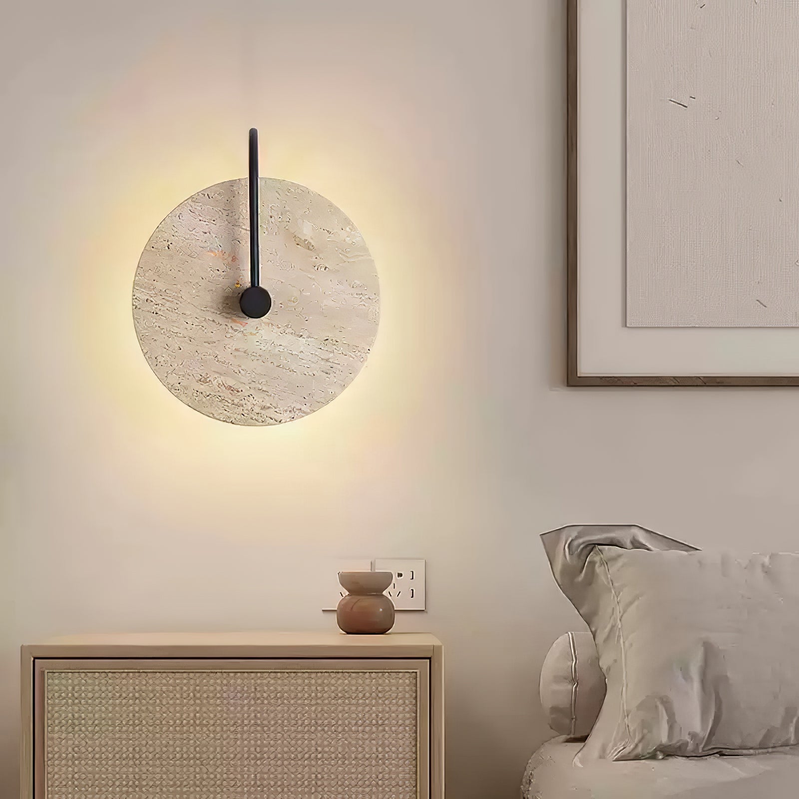 Kara Travertine Wall Light - Blowlighting