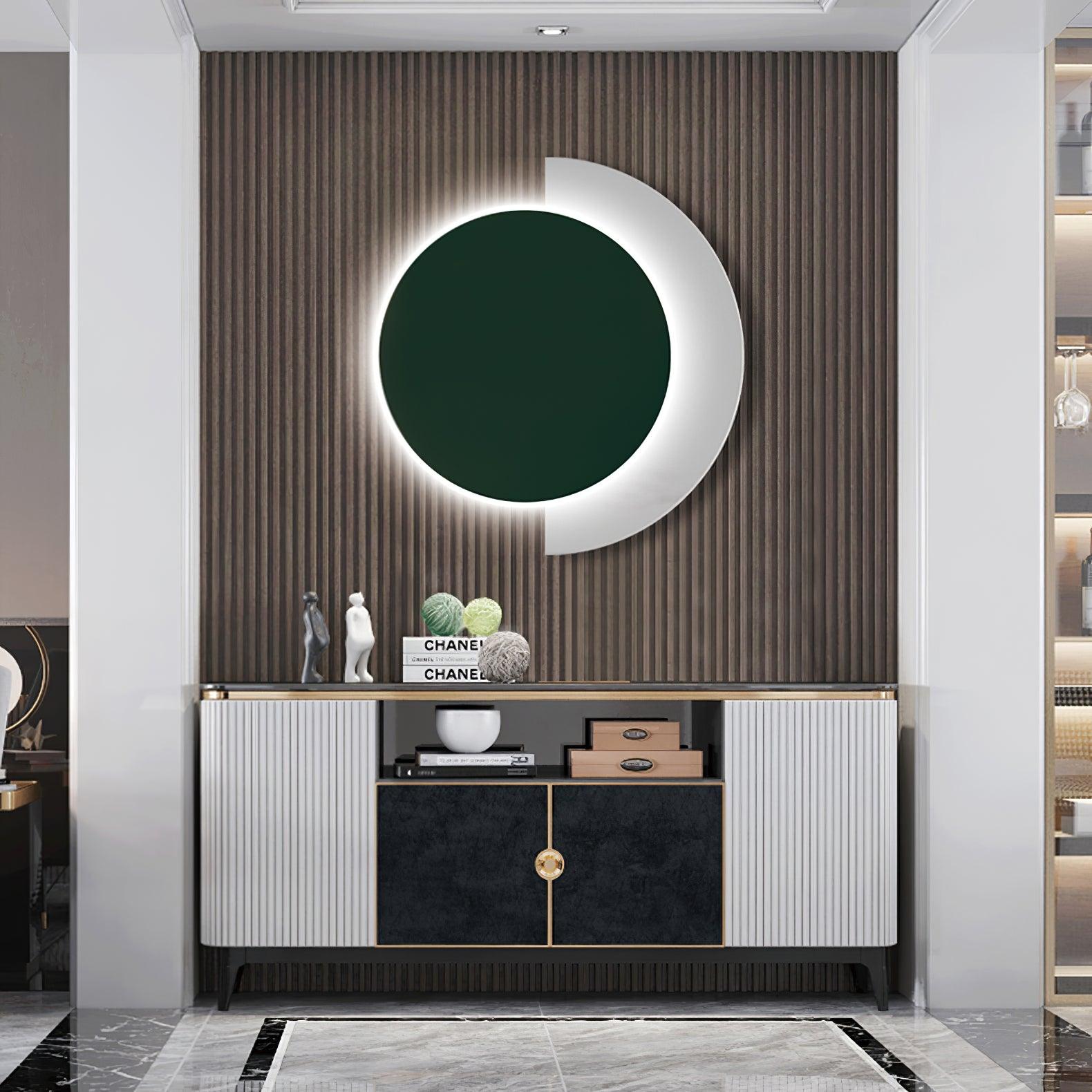 Rounded Abstract Art Sconce - Blowlighting