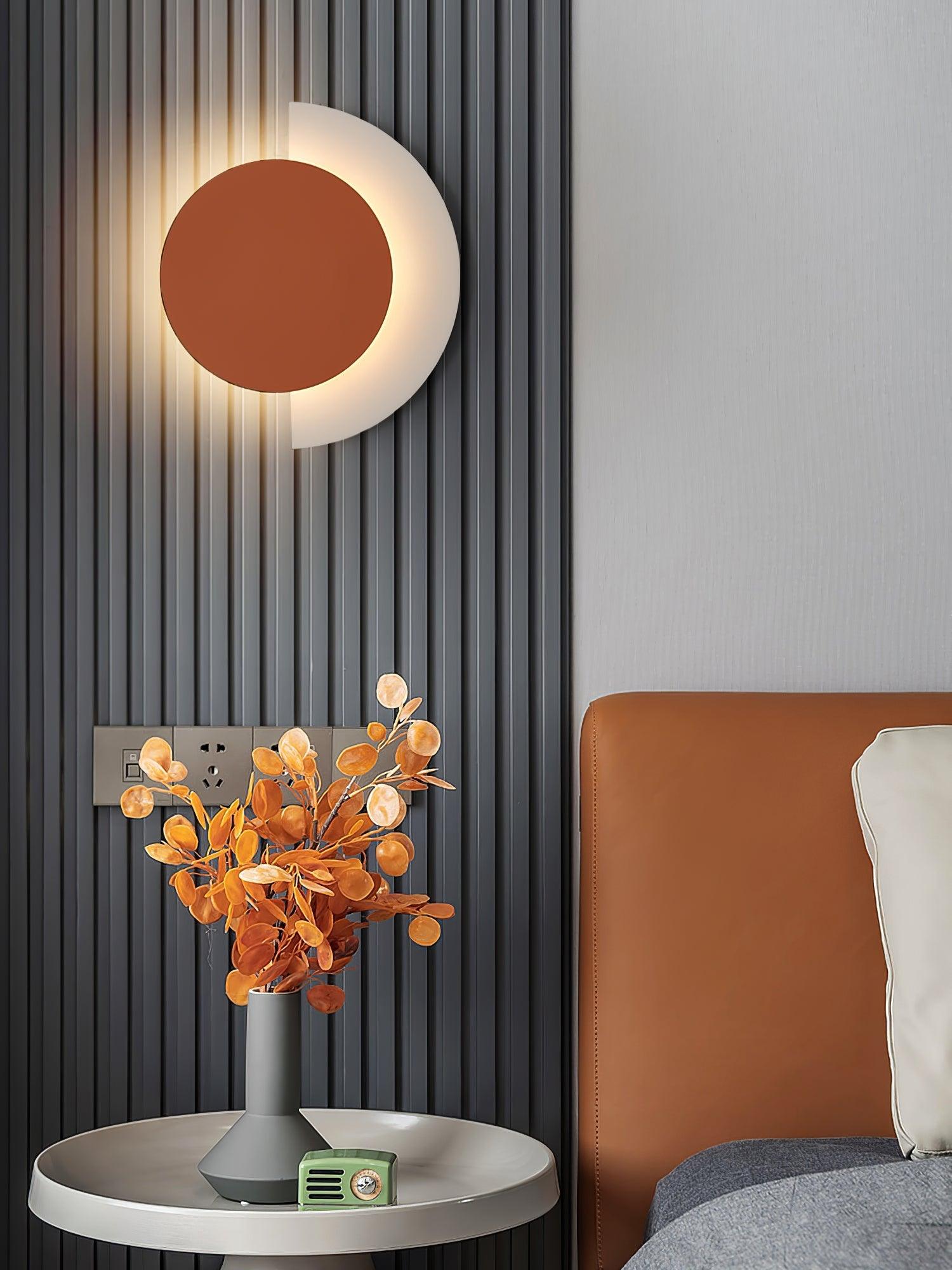 Rounded Abstract Art Sconce - Blowlighting