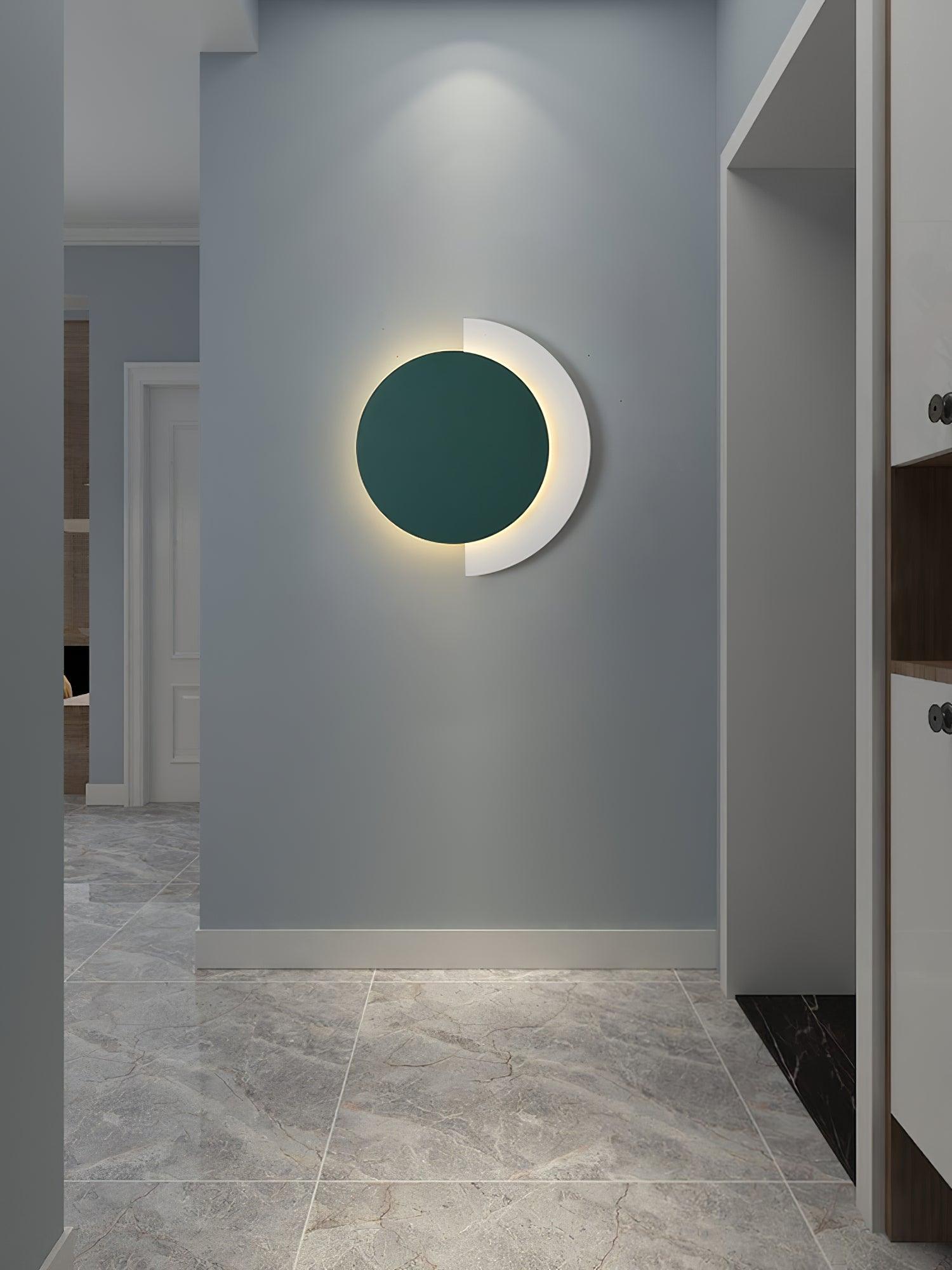 Rounded Abstract Art Sconce - Blowlighting