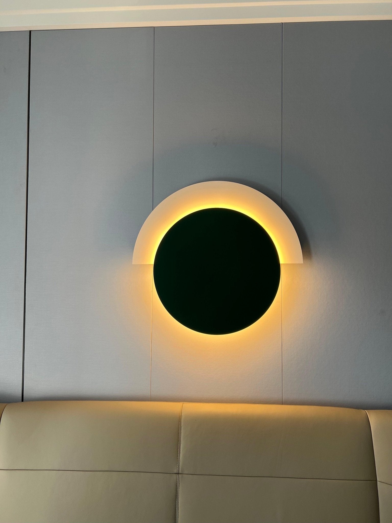 Rounded Abstract Art Sconce - Blowlighting