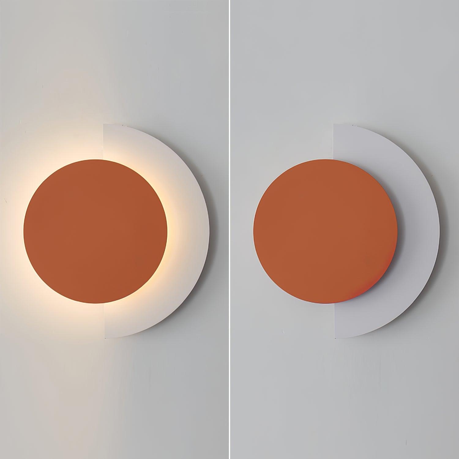 Rounded Abstract Art Sconce - Blowlighting