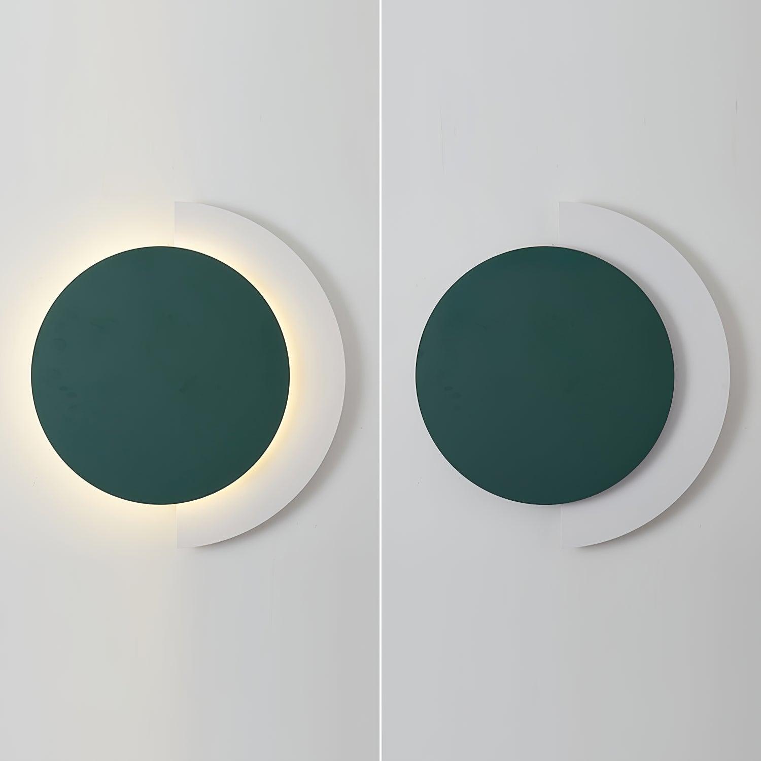 Rounded Abstract Art Sconce - Blowlighting