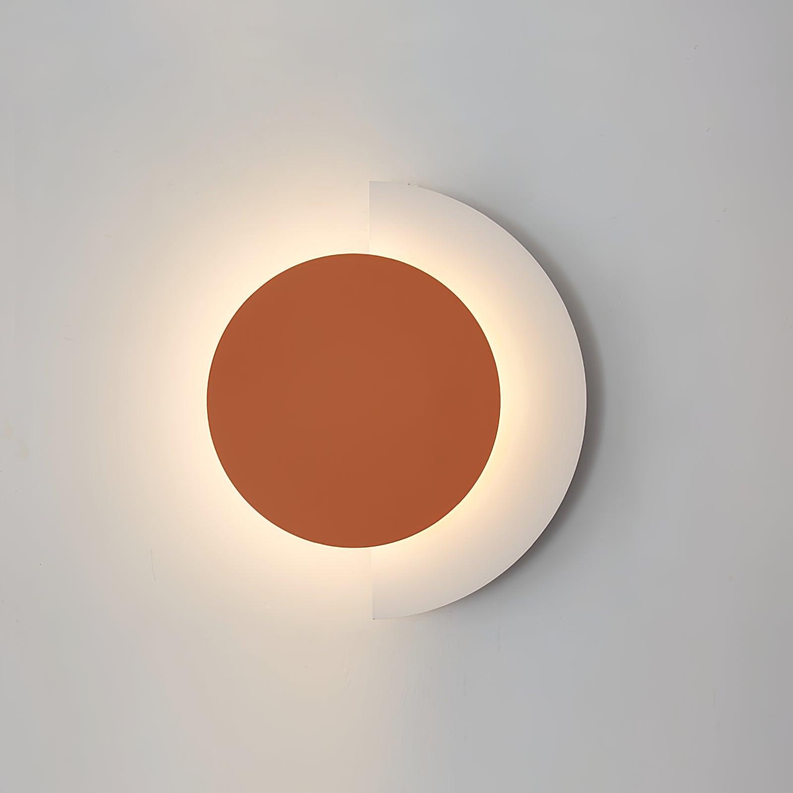 Rounded Abstract Art Sconce - Blowlighting