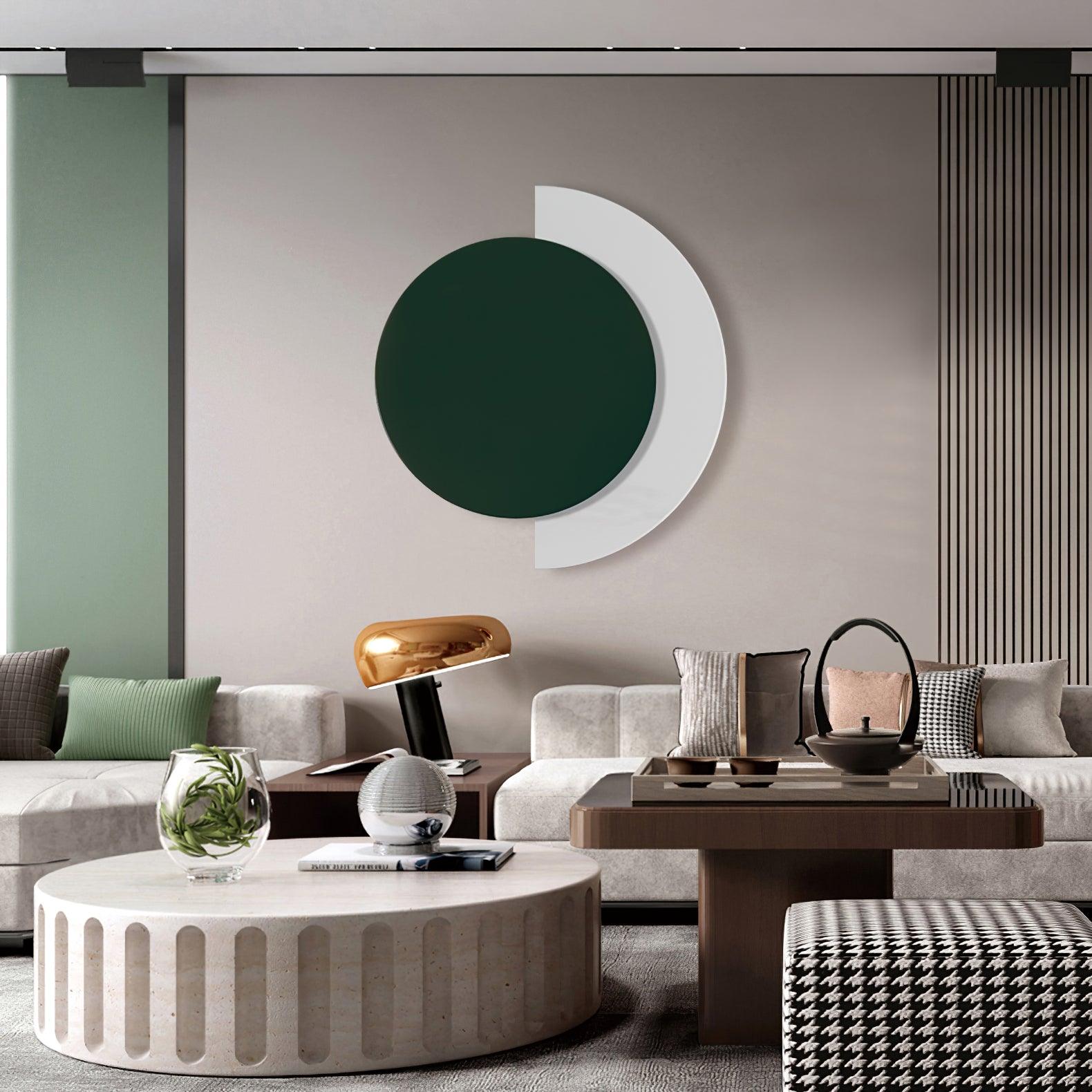 Rounded Abstract Art Sconce - Blowlighting