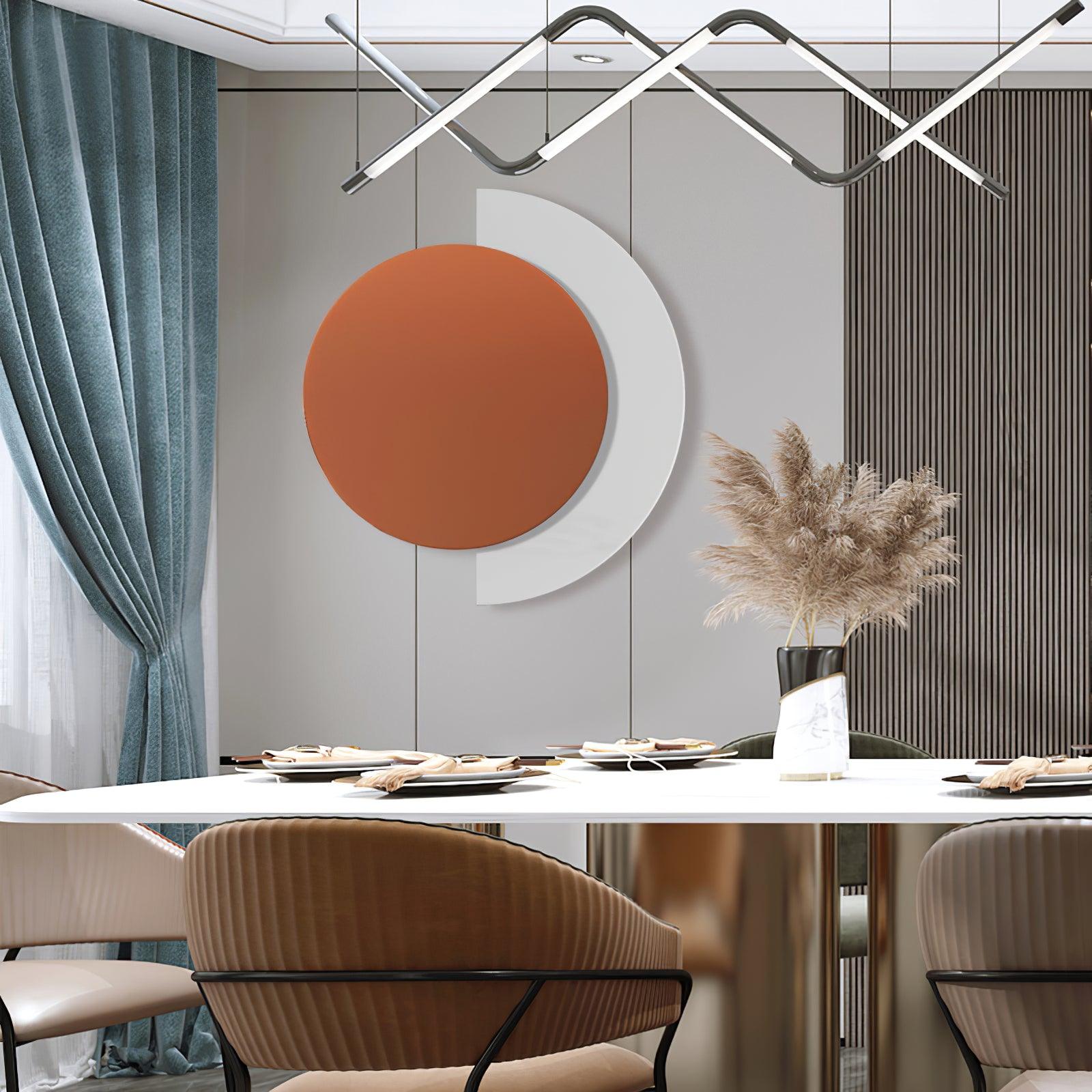 Rounded Abstract Art Sconce - Blowlighting