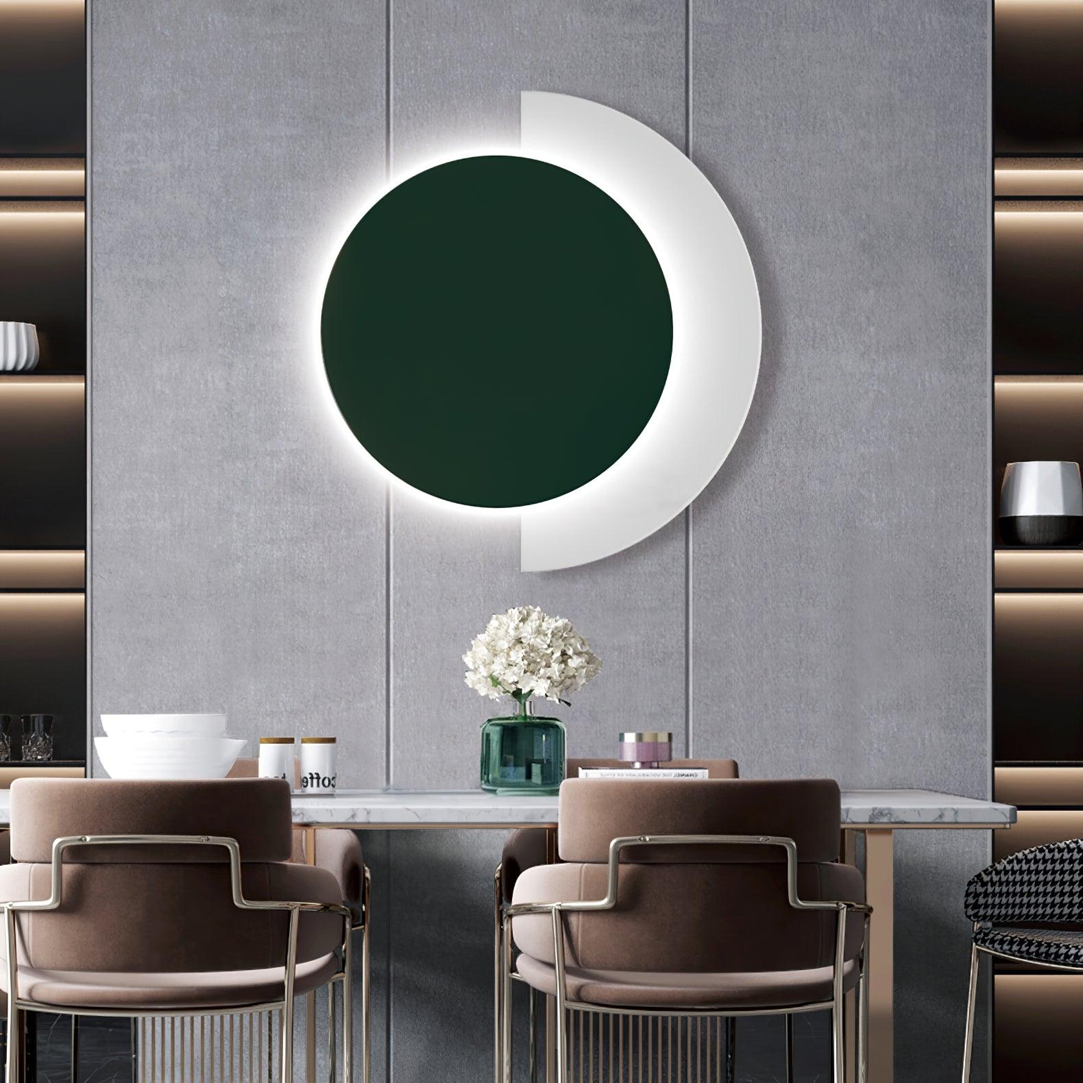 Rounded Abstract Art Sconce - Blowlighting