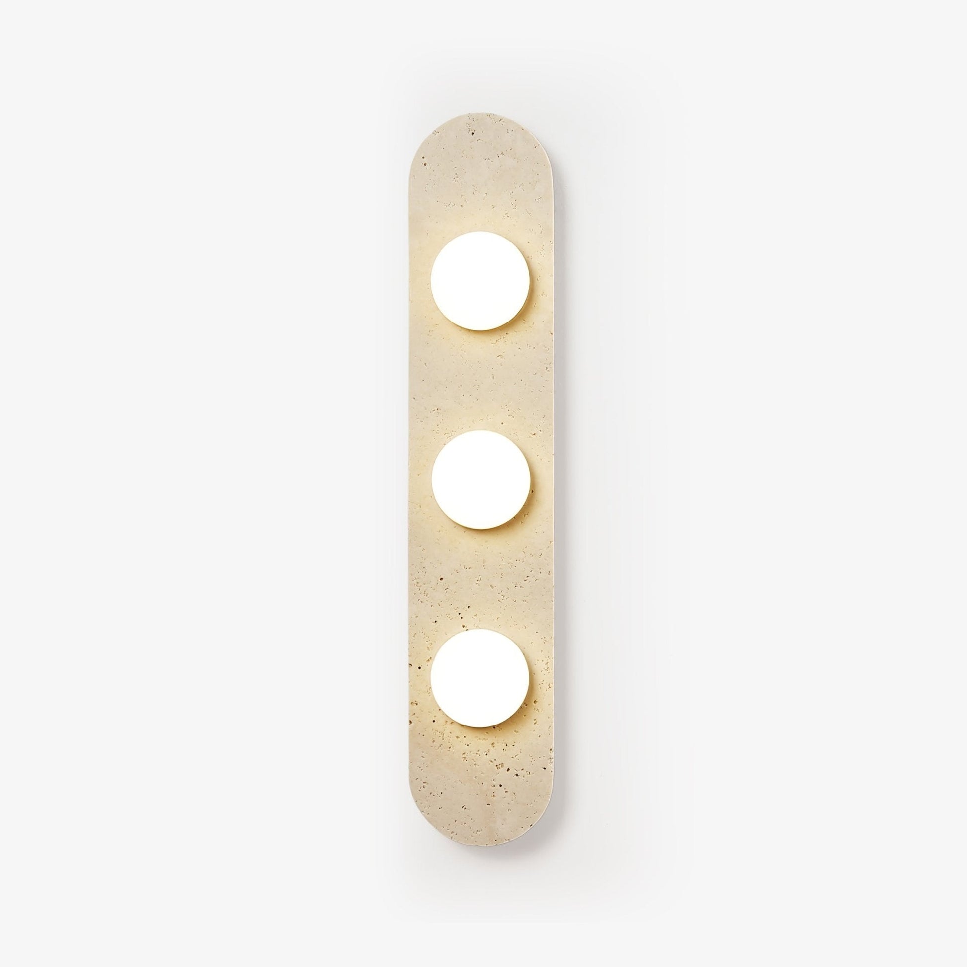 Zasoliel Minimalist Travertine Wall Light - Blowlighting