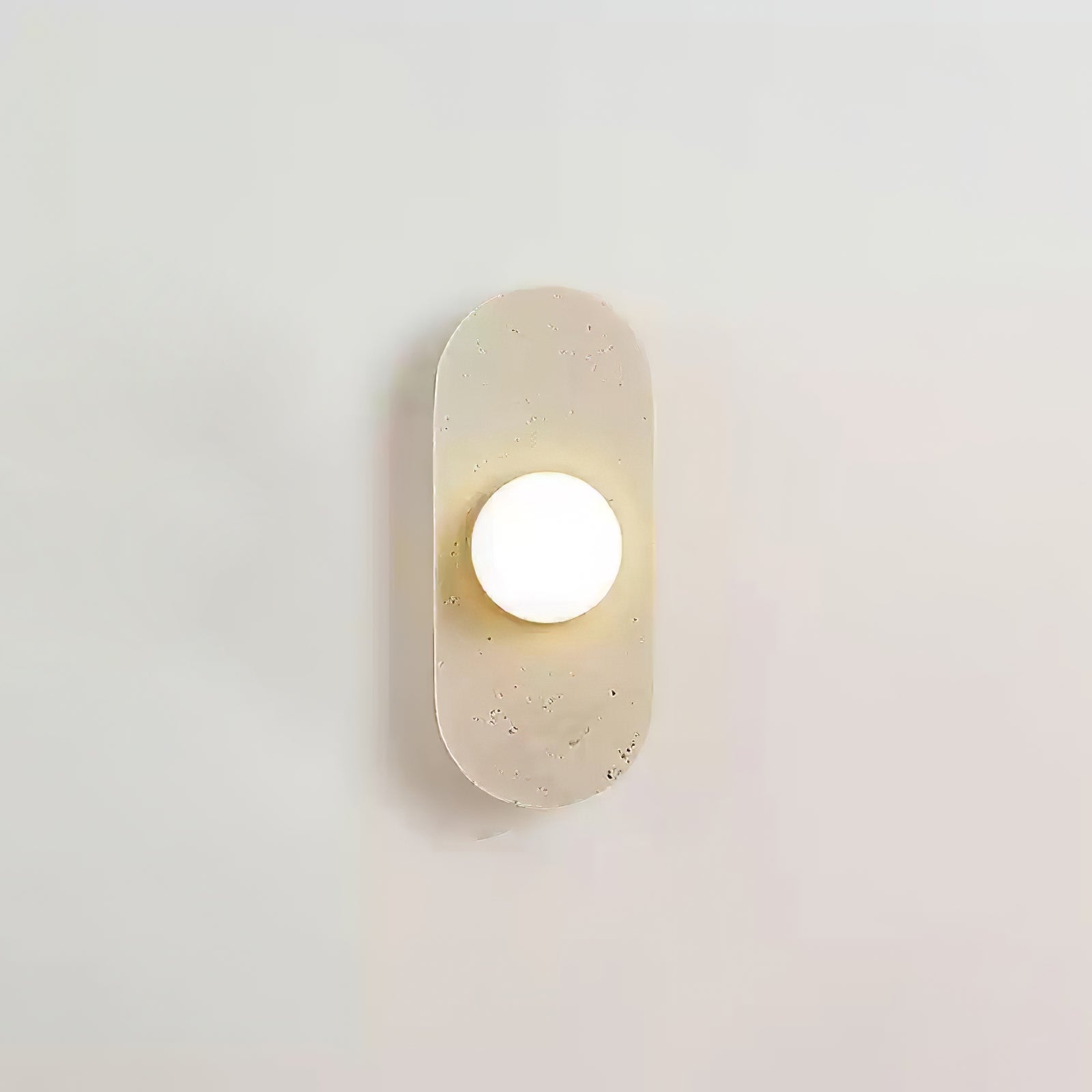 Zasoliel Minimalist Travertine Wall Light - Blowlighting