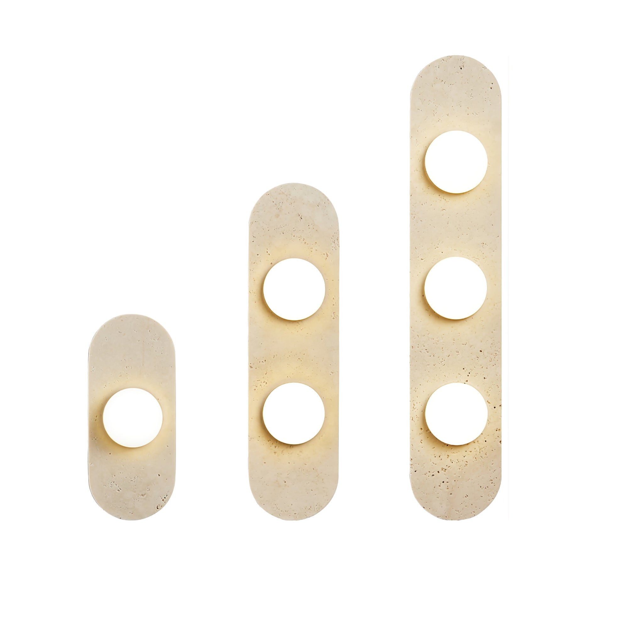 Zasoliel Minimalist Travertine Wall Light - Blowlighting