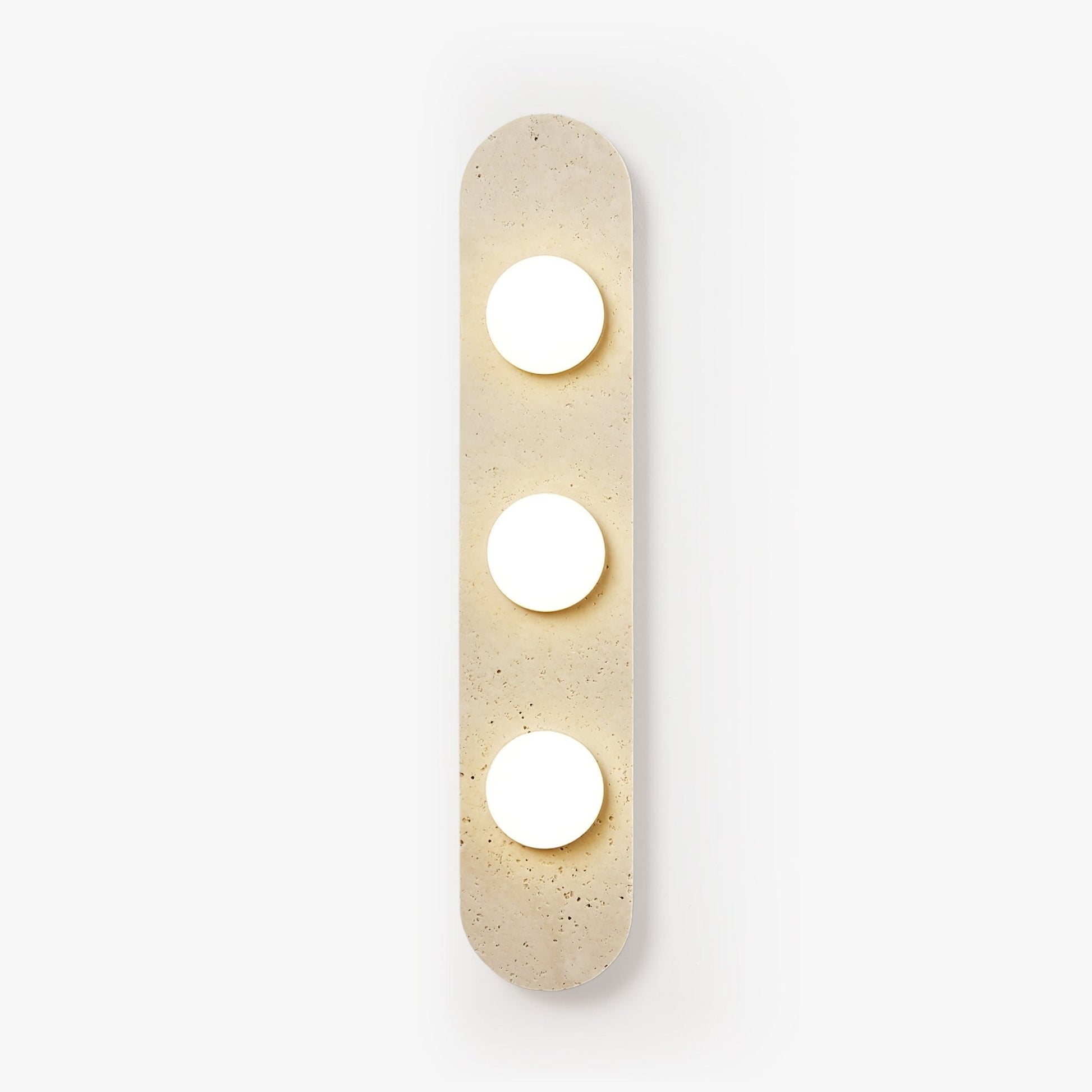 Zasoliel Minimalist Travertine Wall Light - Blowlighting